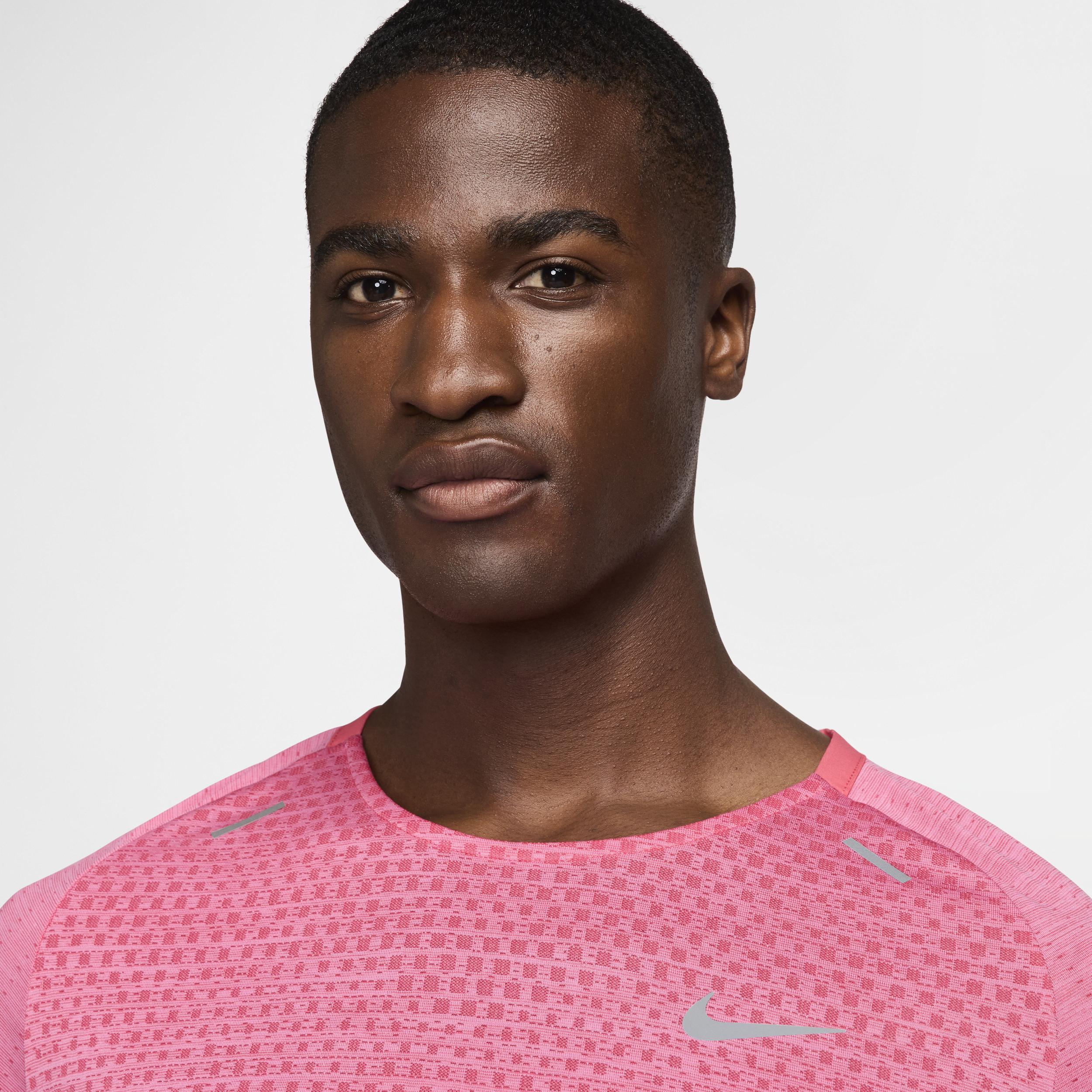 Nike Mens TechKnit Dri-FIT ADV Short-Sleeve Running Top Product Image