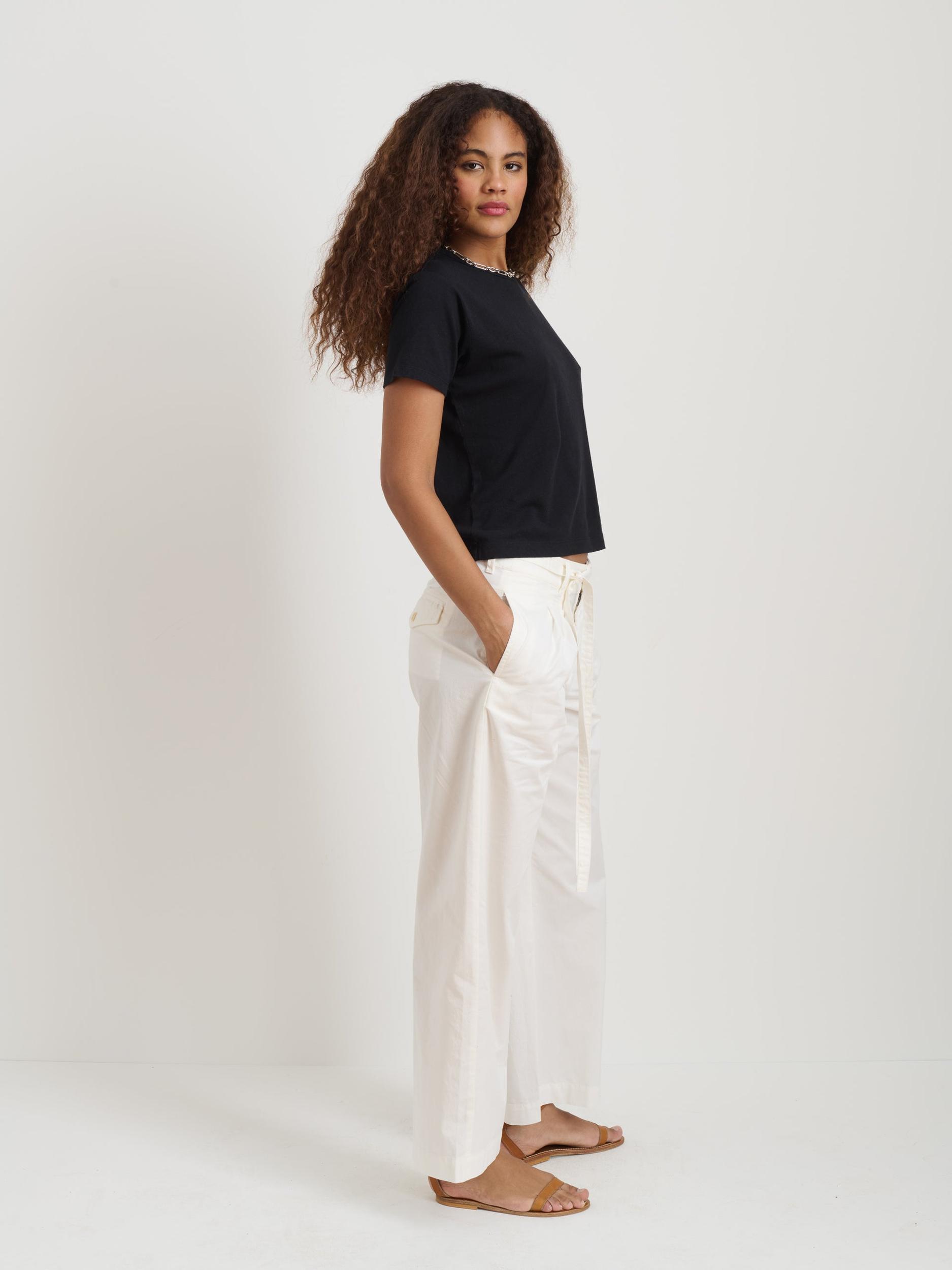 Garcon Tee In Linen Cotton Product Image