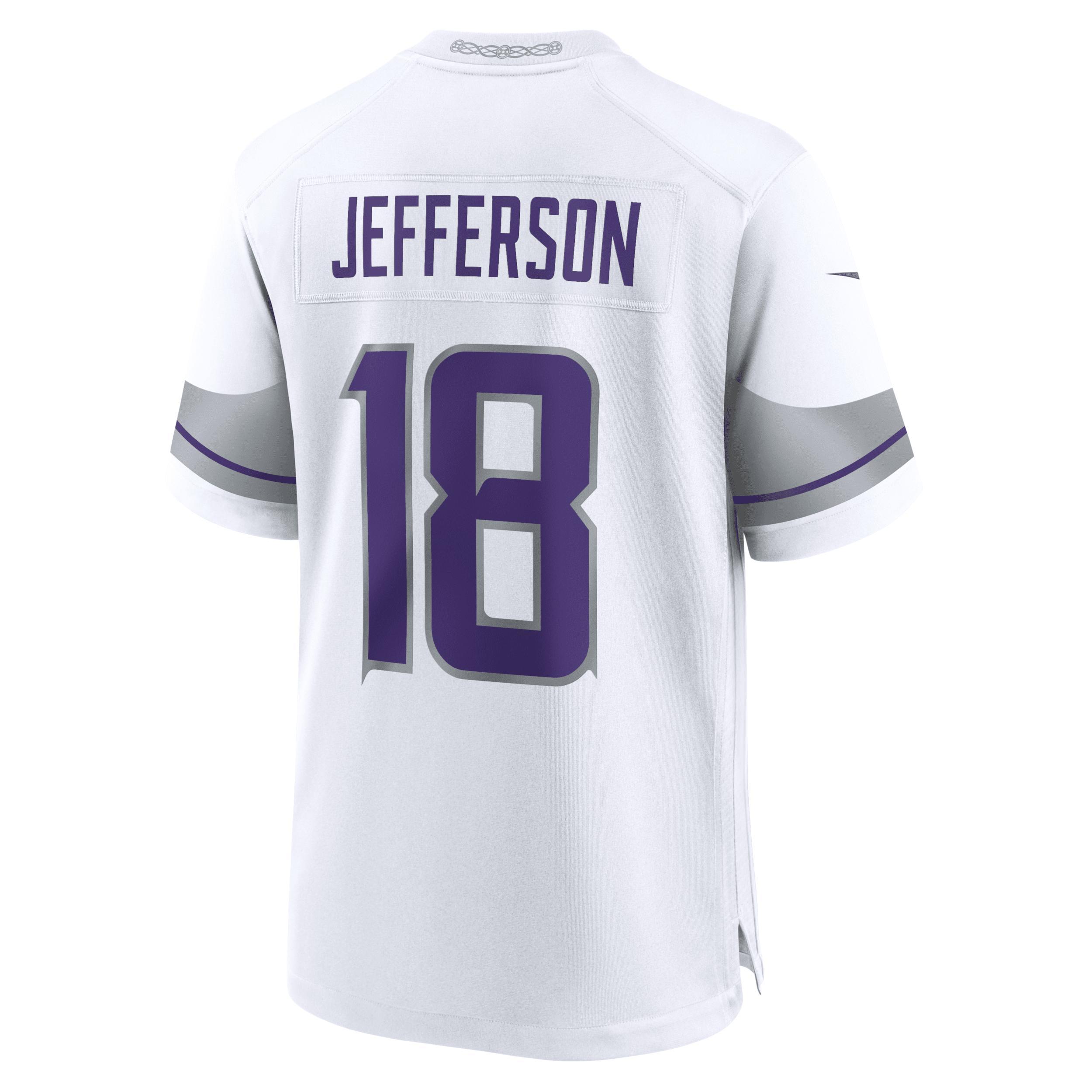 Justin Jefferson Minnesota Vikings Nike Mens NFL Game Jersey | 67NM0BAZ9MF-00O Product Image
