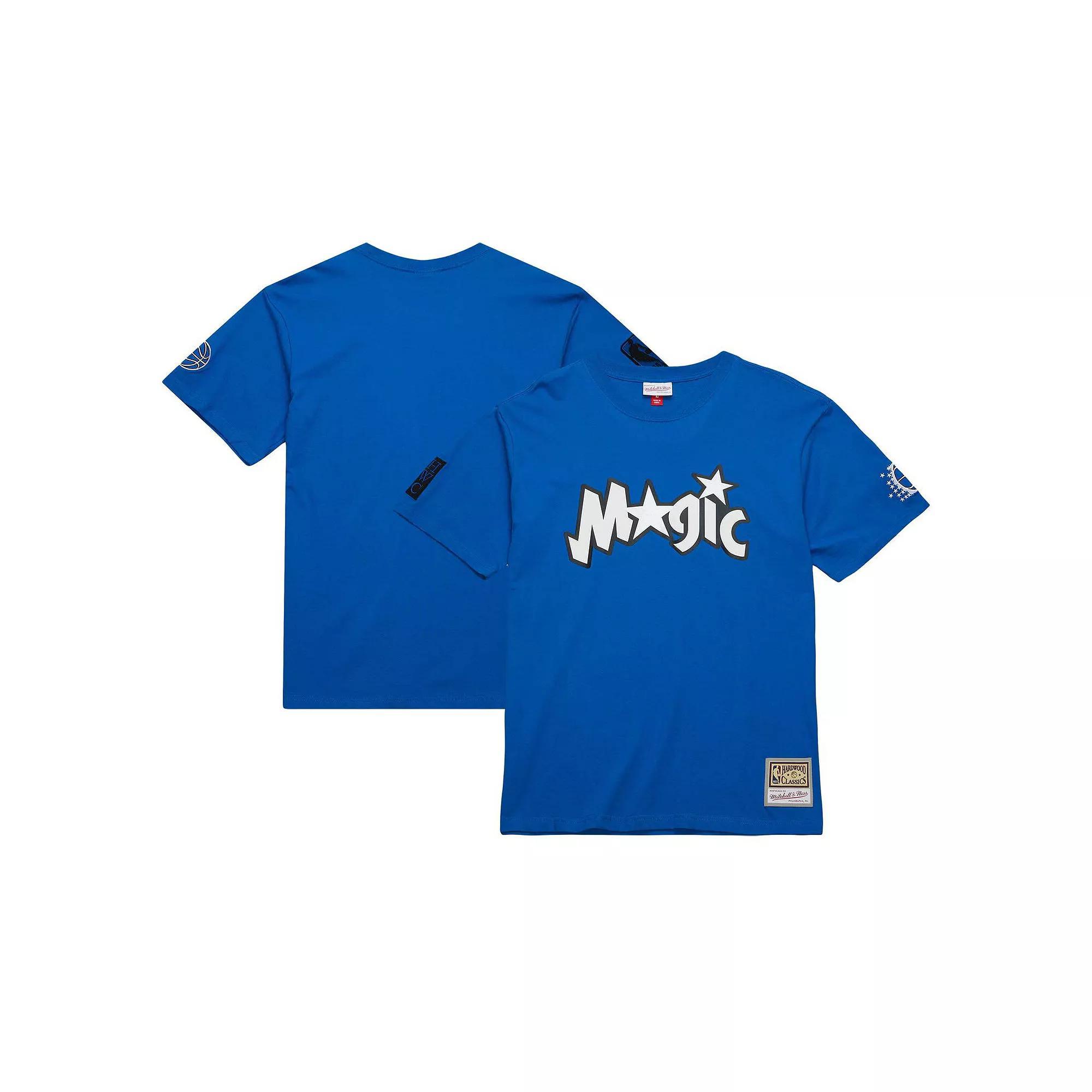 Men's Mitchell & Ness Blue Orlando Magic Hardwood Classics Nights Premium T-Shirt, Size: Small, Mag Blue Product Image
