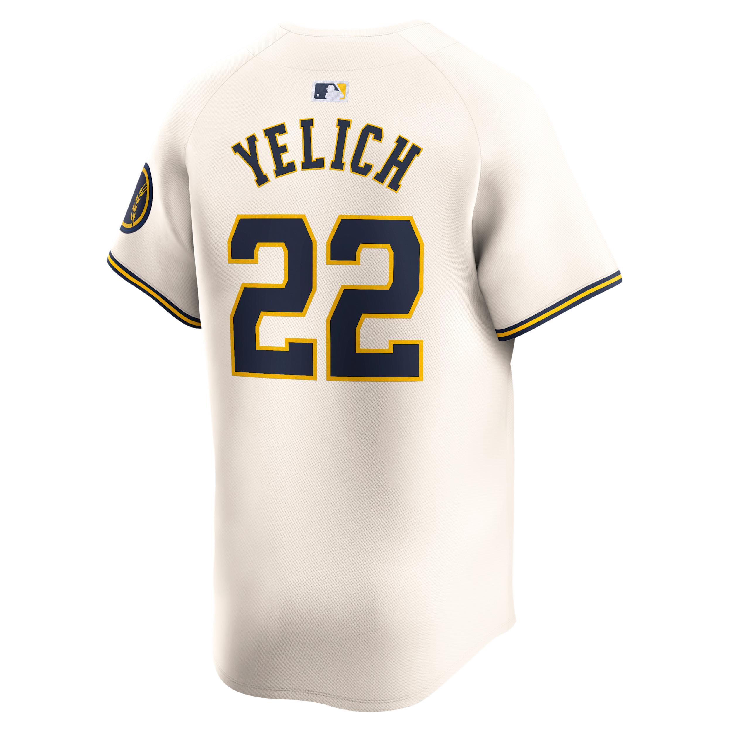 Christian Yelich Milwaukee Brewers Nike Men's Dri-FIT ADV MLB Limited Jersey Product Image