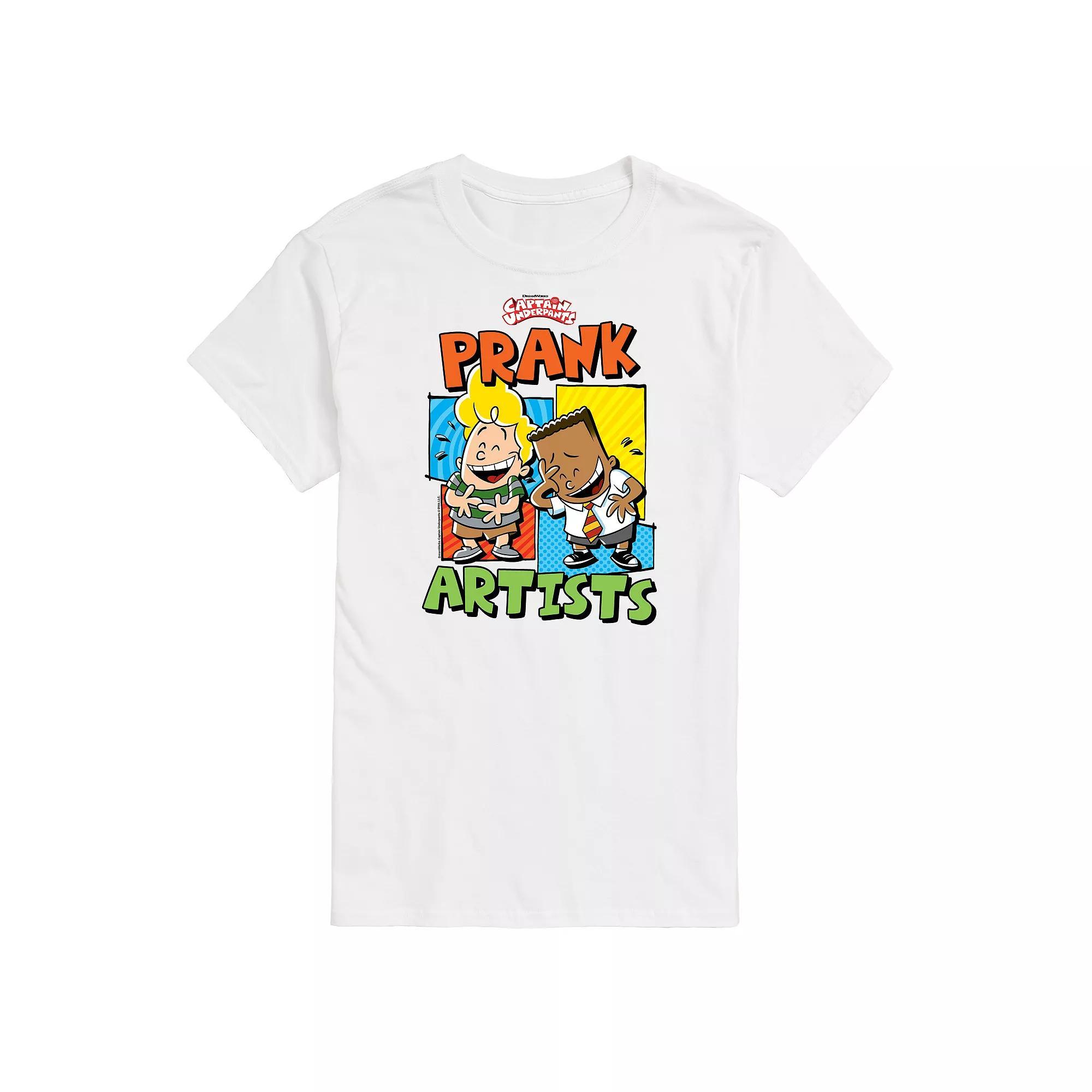 Men's Captain Underpants Prank Artists Graphic Tee,  Product Image