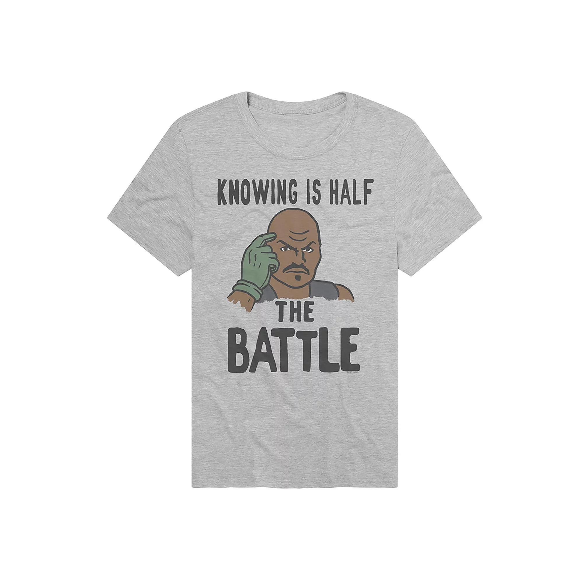 Men's GI Joe Knowing Is Half the Battle T-Shirt, Size: Small, Athletic Grey Product Image