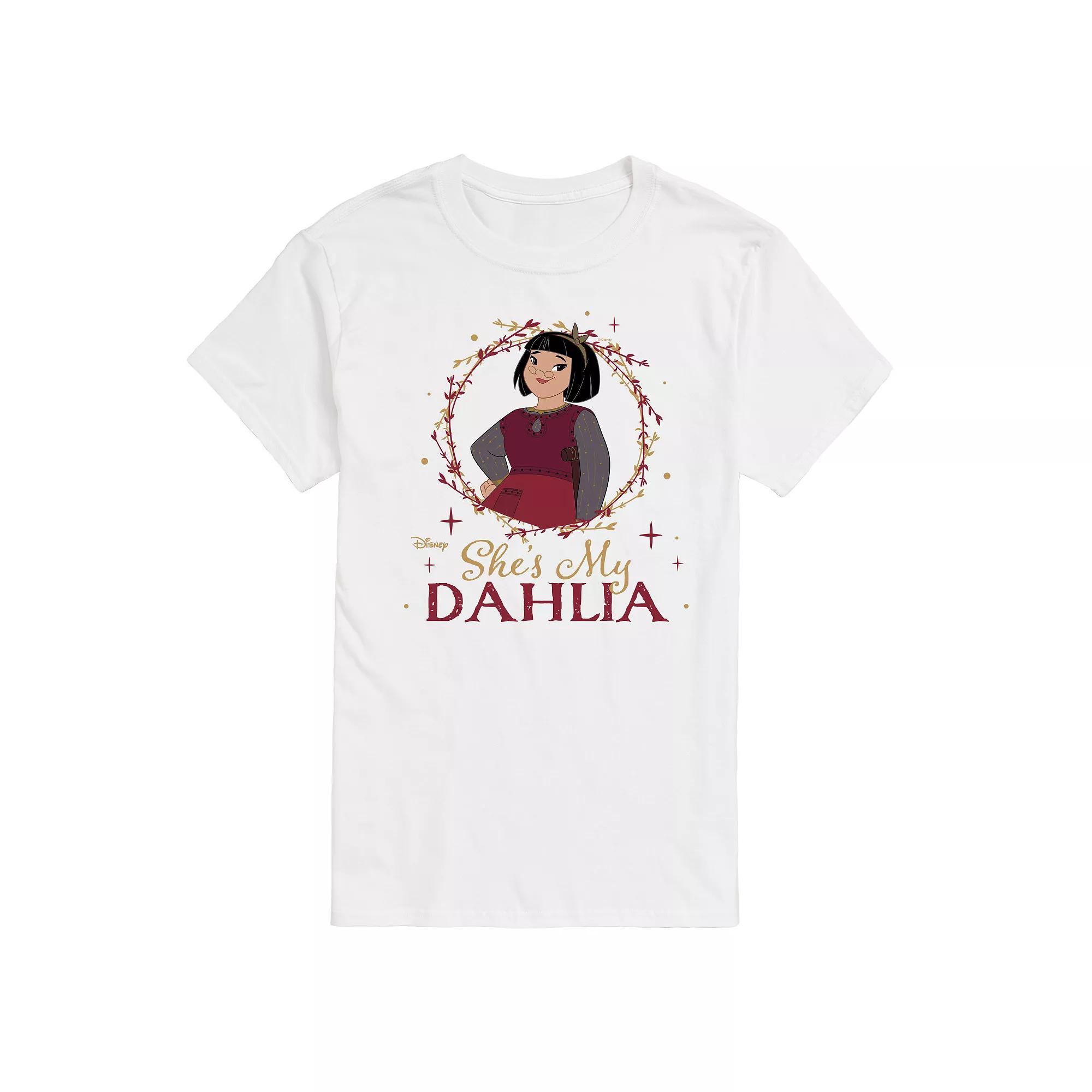 Disney's Wish Big & Tall Shes My Dahlia Graphic Tee, Men's,  Product Image