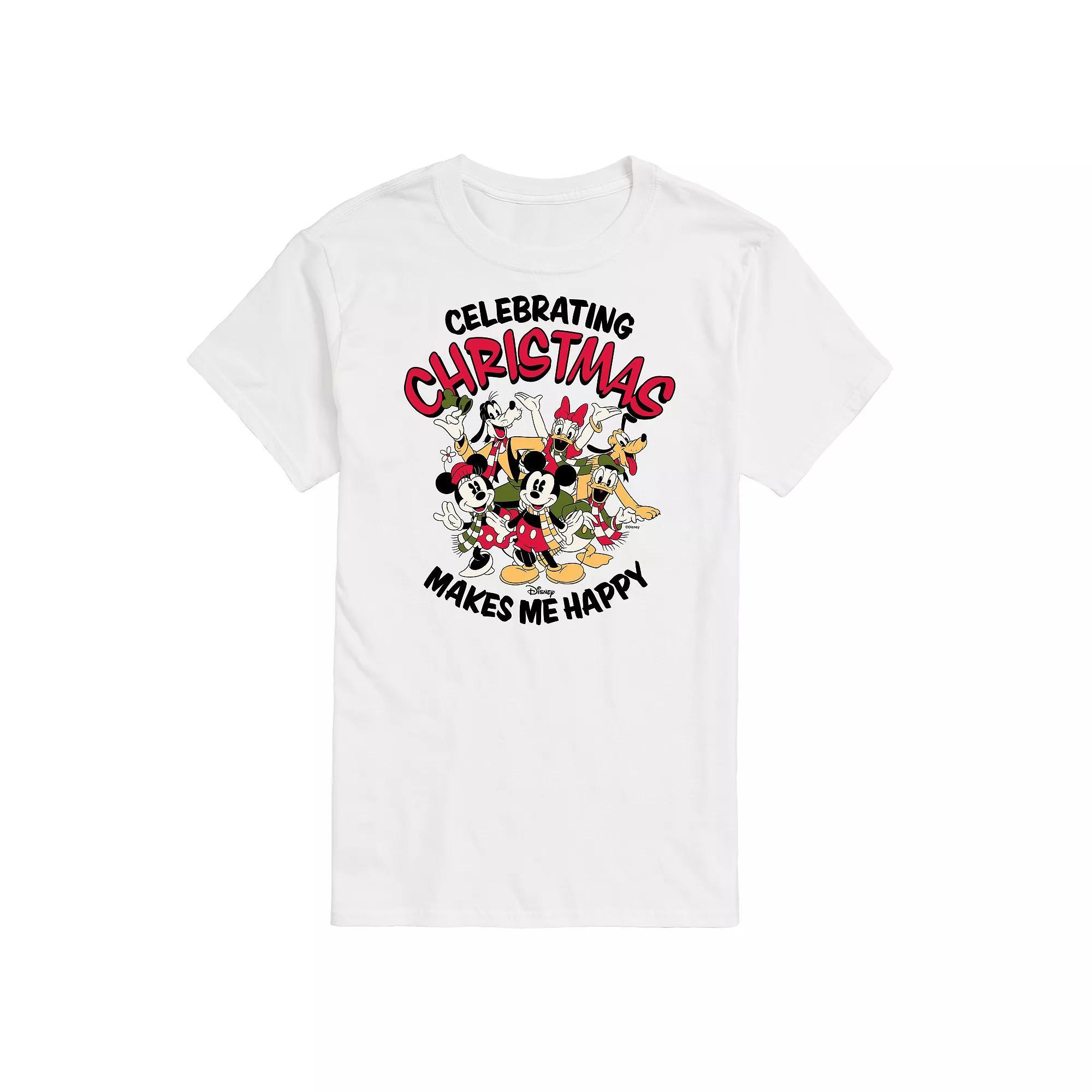 Disney Men's Celebrating Christmas Tee,  Product Image