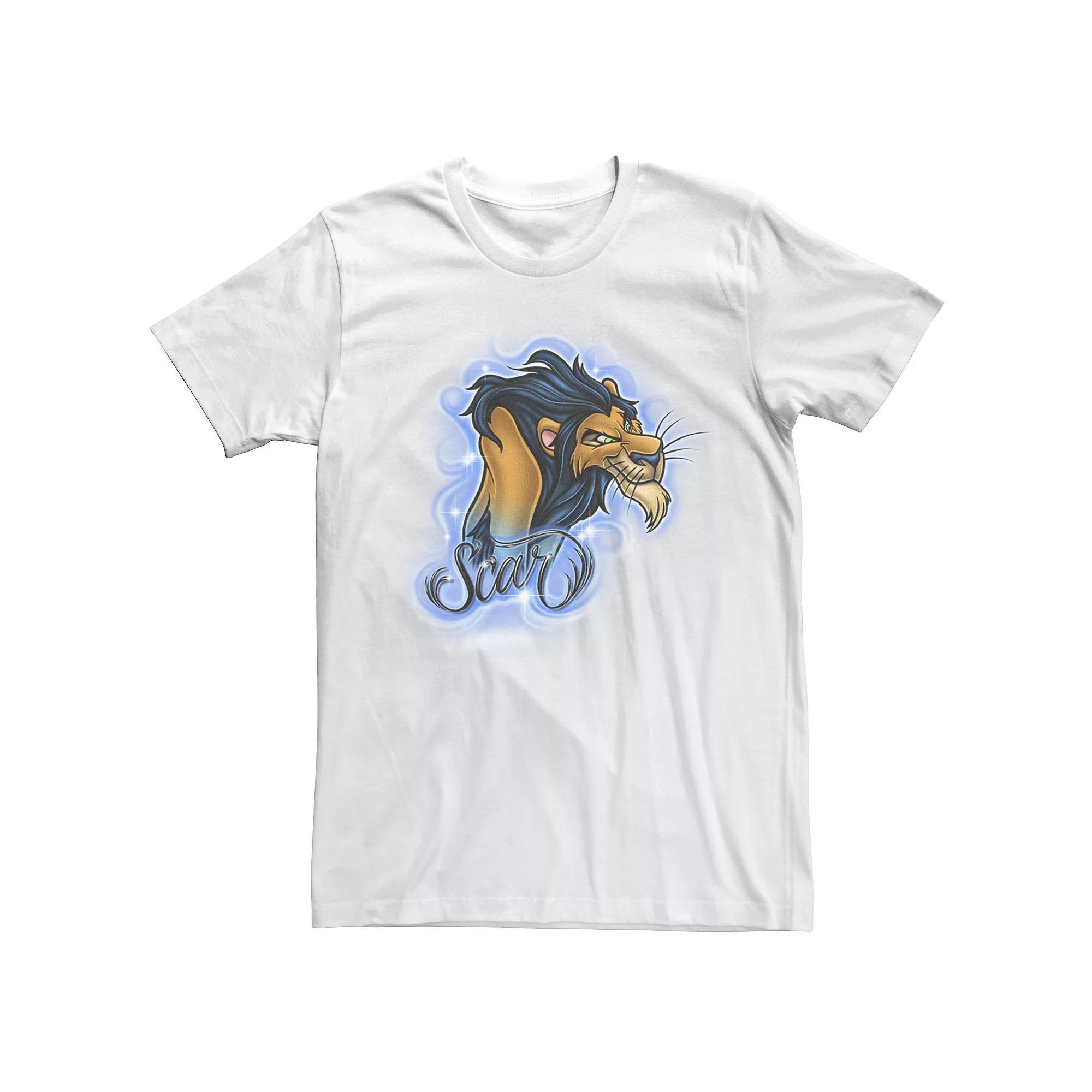 Disney's The Lion King Scar Men's Airbrushed Portrait Tee,  Product Image