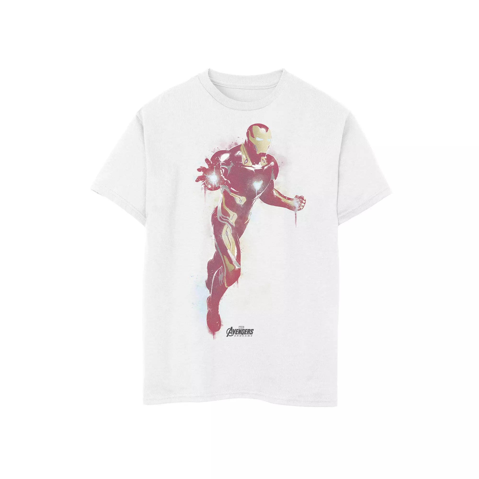 Boys 8-20 Marvel Avengers Endgame Iron Man Spray Paint Tee, Boy's,  Product Image