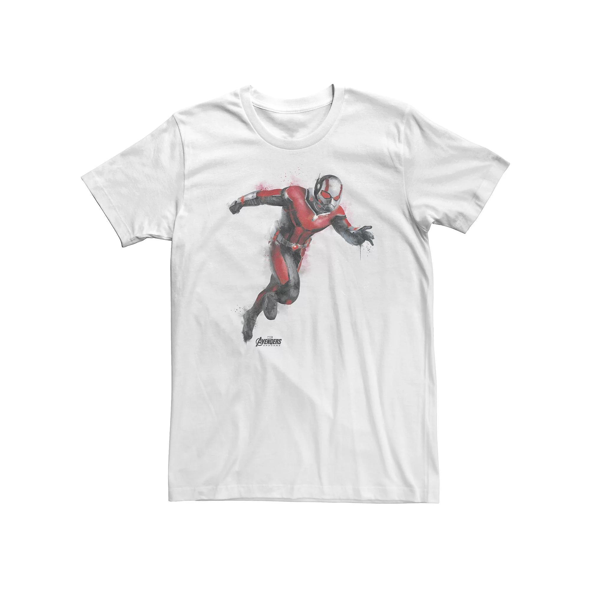 Big & Tall Marvel Avengers Endgame Ant-Man Spray Paint Tee, Men's,  Product Image