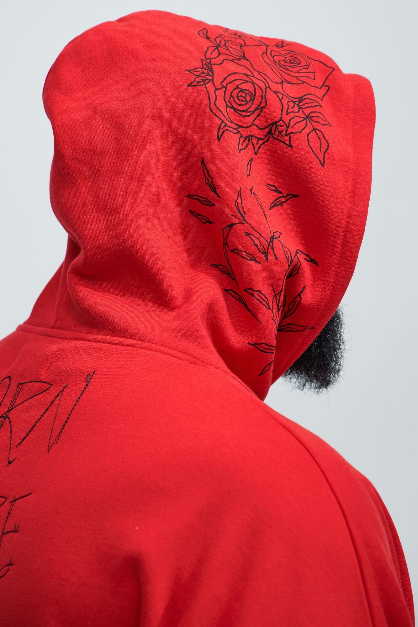 Not Perfect Hoodie - Red Product Image