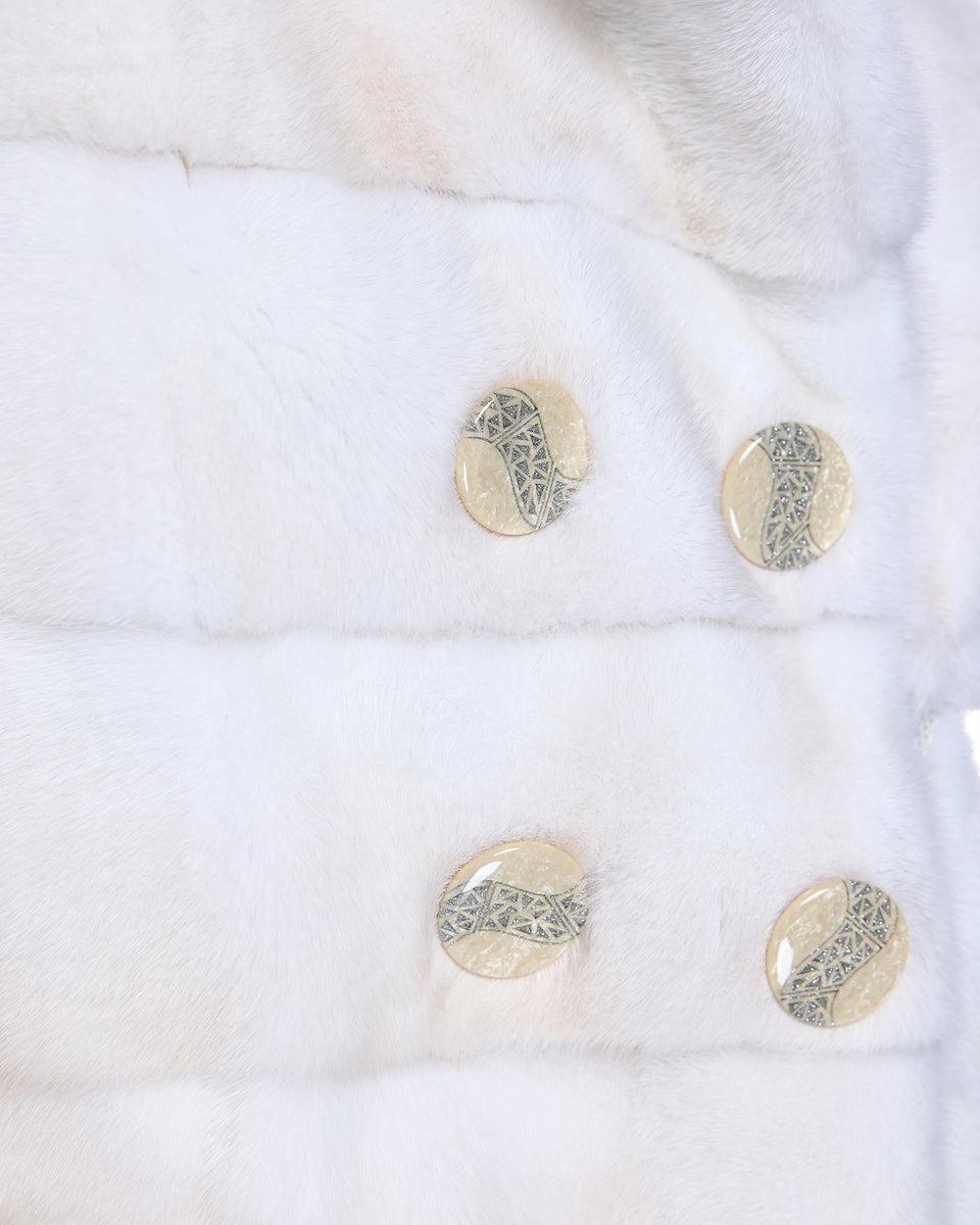 Horizontal Mink Coat Product Image