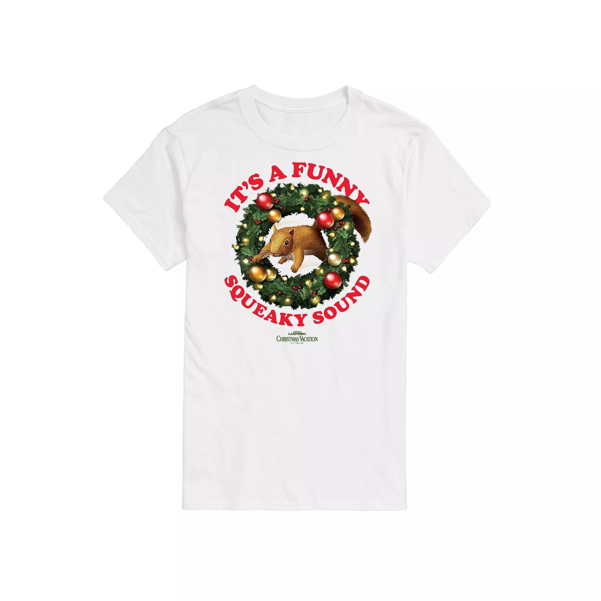 Big & Tall National Lampoon's Christmas Vacation Squirrel Funny Graphic Tee, Men's,  Product Image