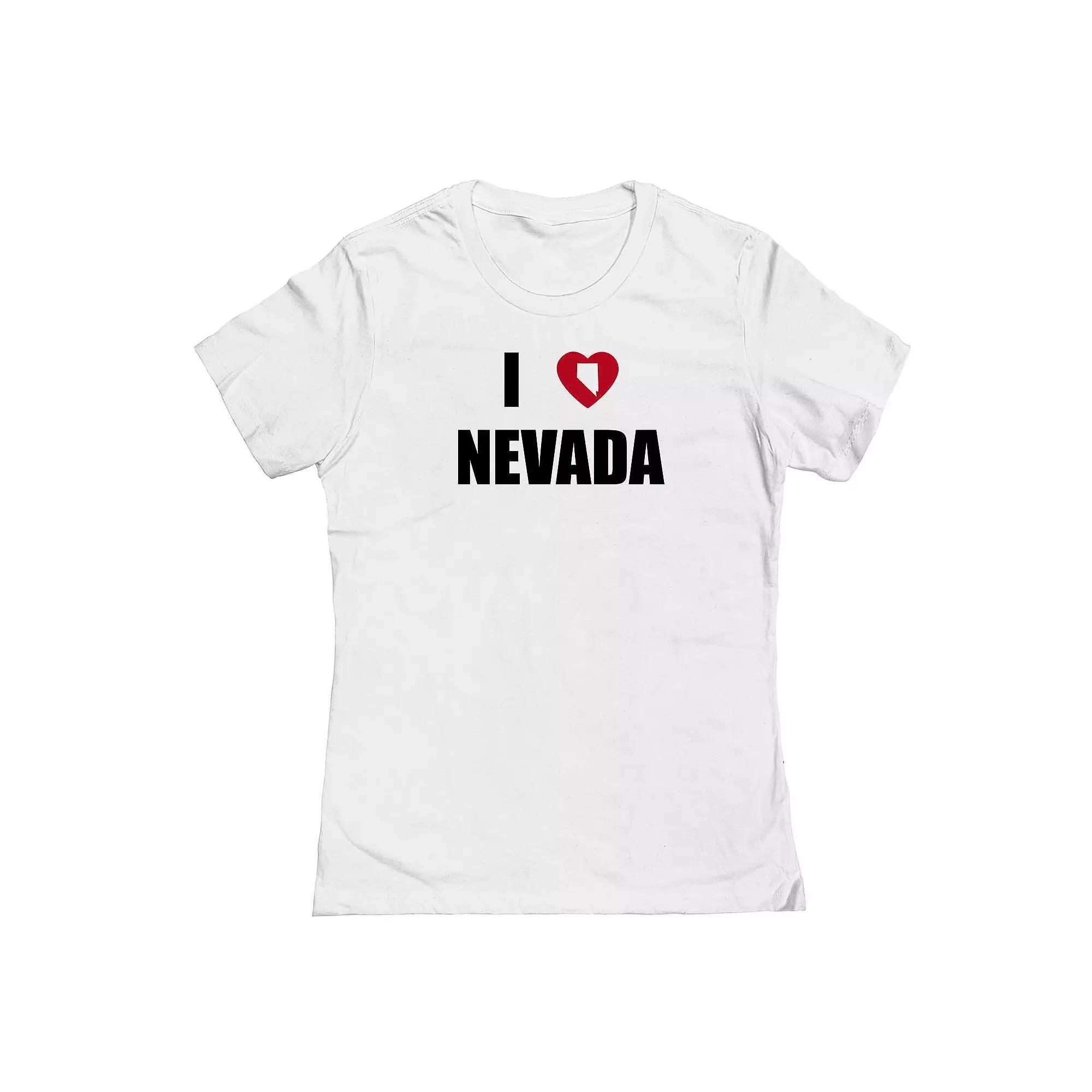 Junior's I Heart Nevada Graphic Tee, Women's,  Product Image