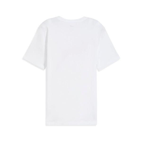 PUMA Essentials Big Cat Men's T-Shirt in White/For All Time Red Product Image
