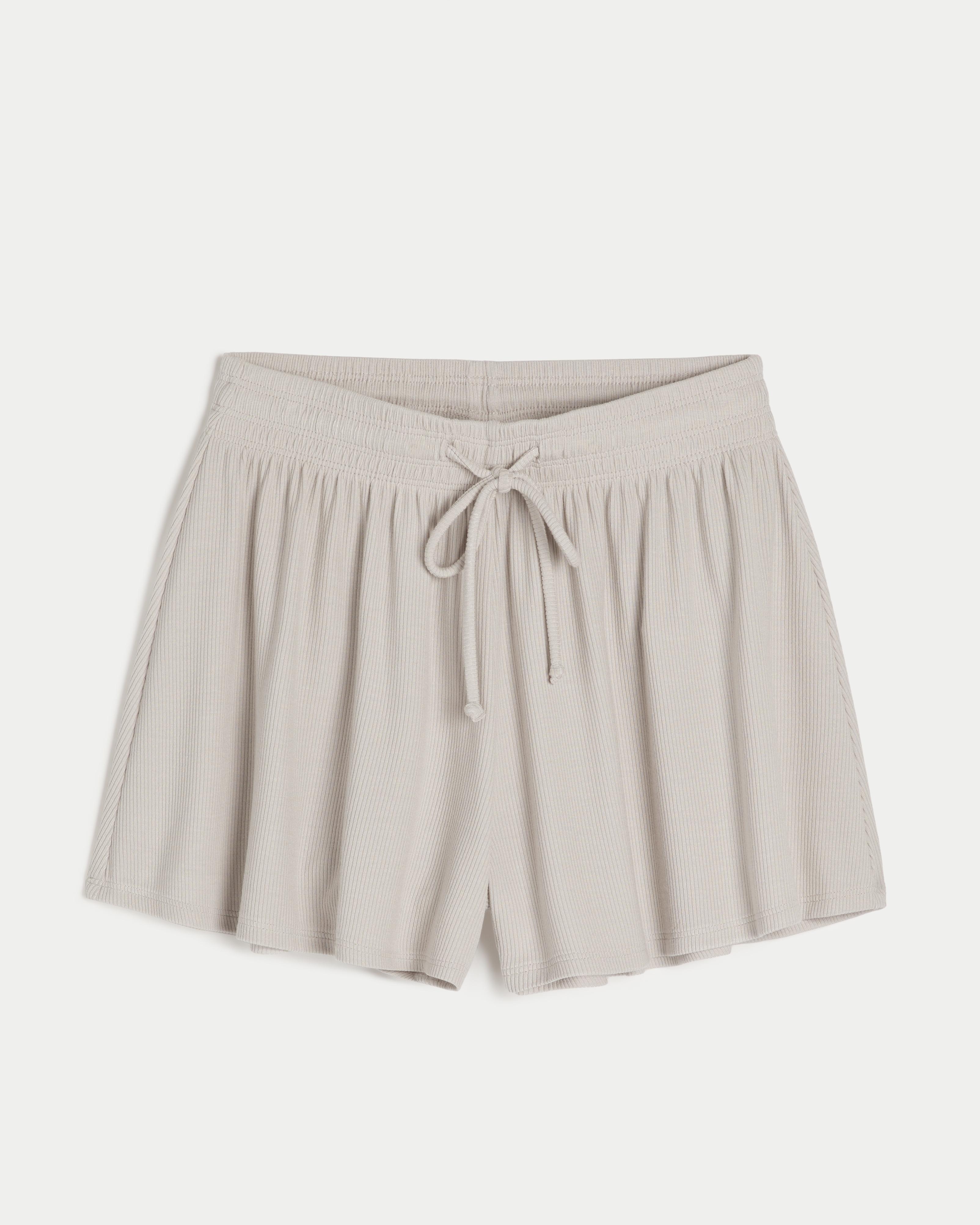 Gilly Hicks Ribbed Flutter Shorts Product Image