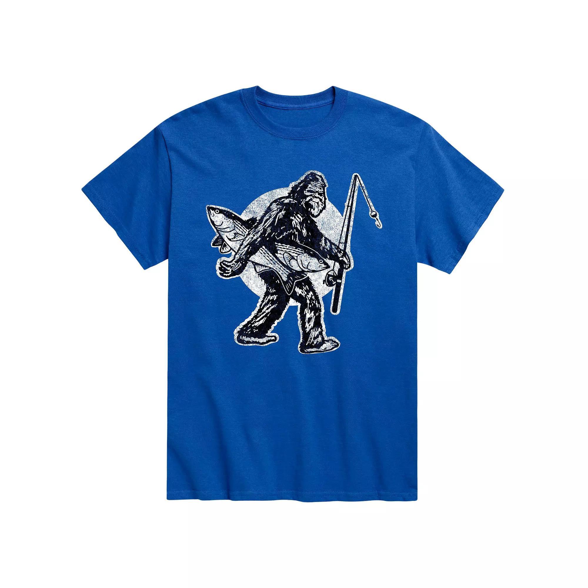 Men's Sasquatch Fishing Tee,  Product Image