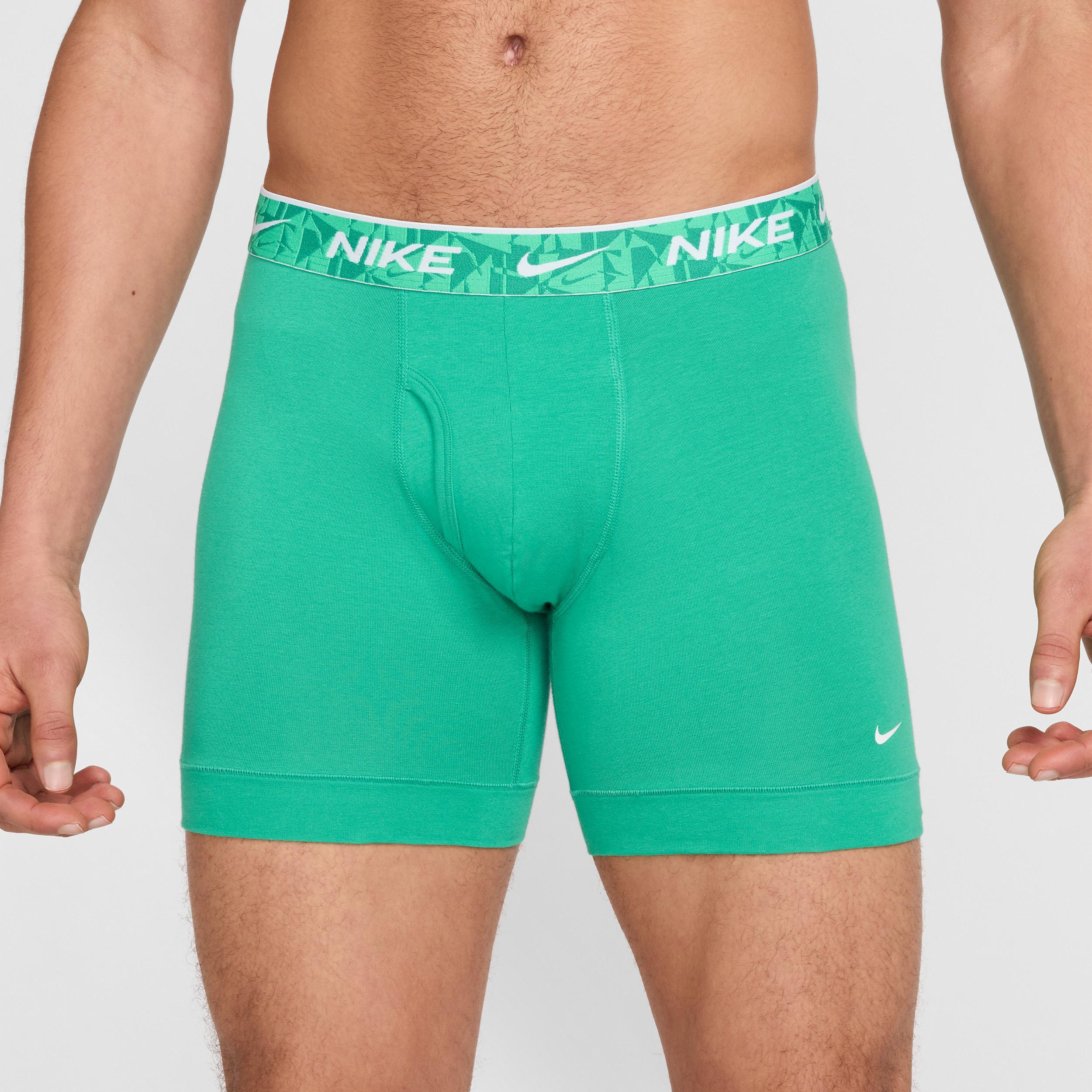 Nike Men's Dri-FIT Essential Cotton Stretch Boxer Briefs (3-Pack) Product Image