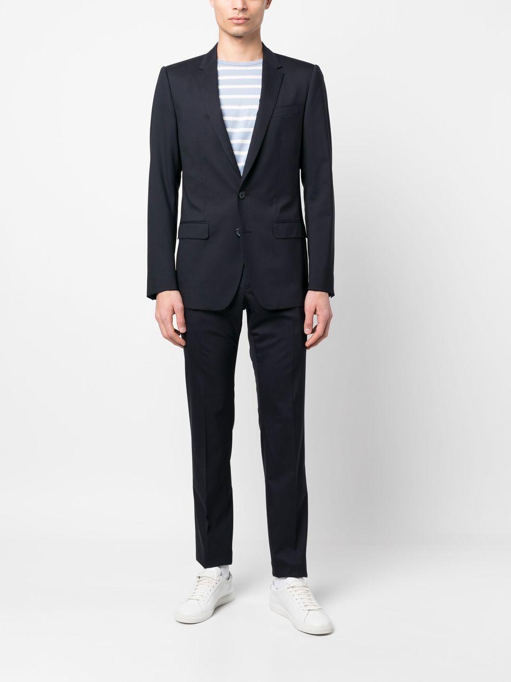 single-breasted virgin-wool suit Product Image