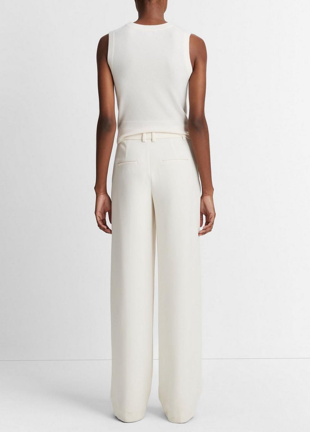 Pintuck Wide-Leg Pant Product Image