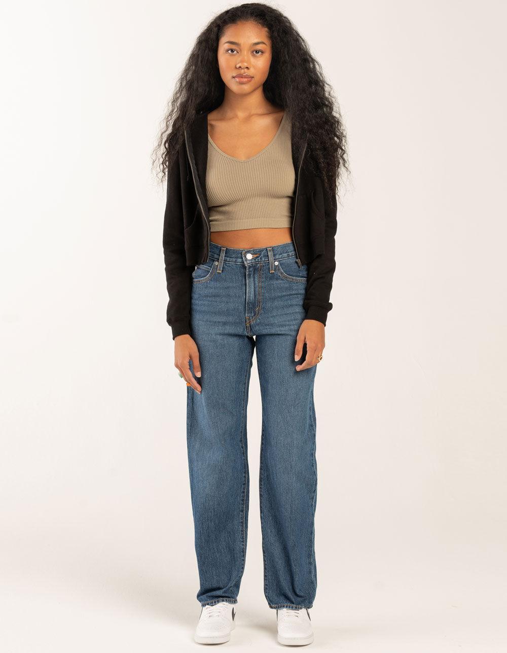 LEVI'S 94 Baggy Womens Jeans - Indigo Worn In - INDIGO DNM Product Image