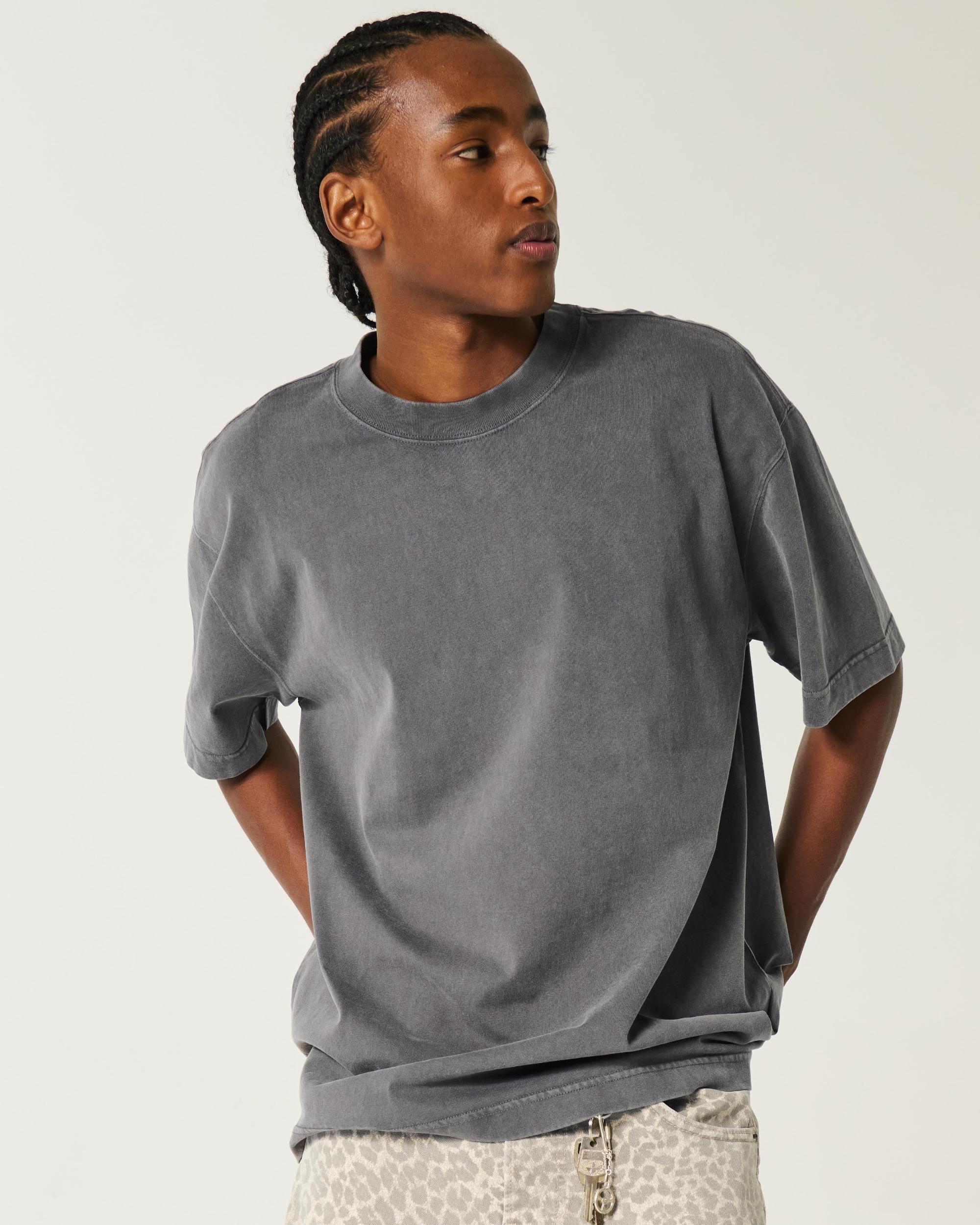 Dalix Mens Lil Smile Heavy Weight Cotton Tee Product Image