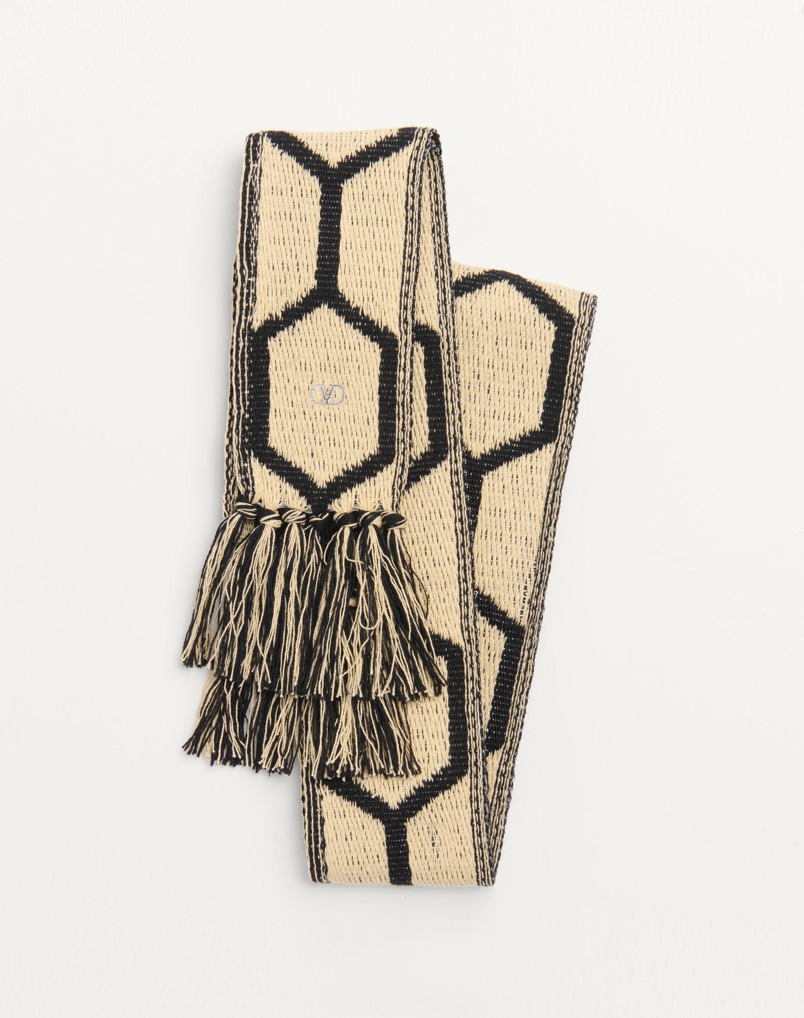 Antibes Cotton Scarf With Fringe Product Image