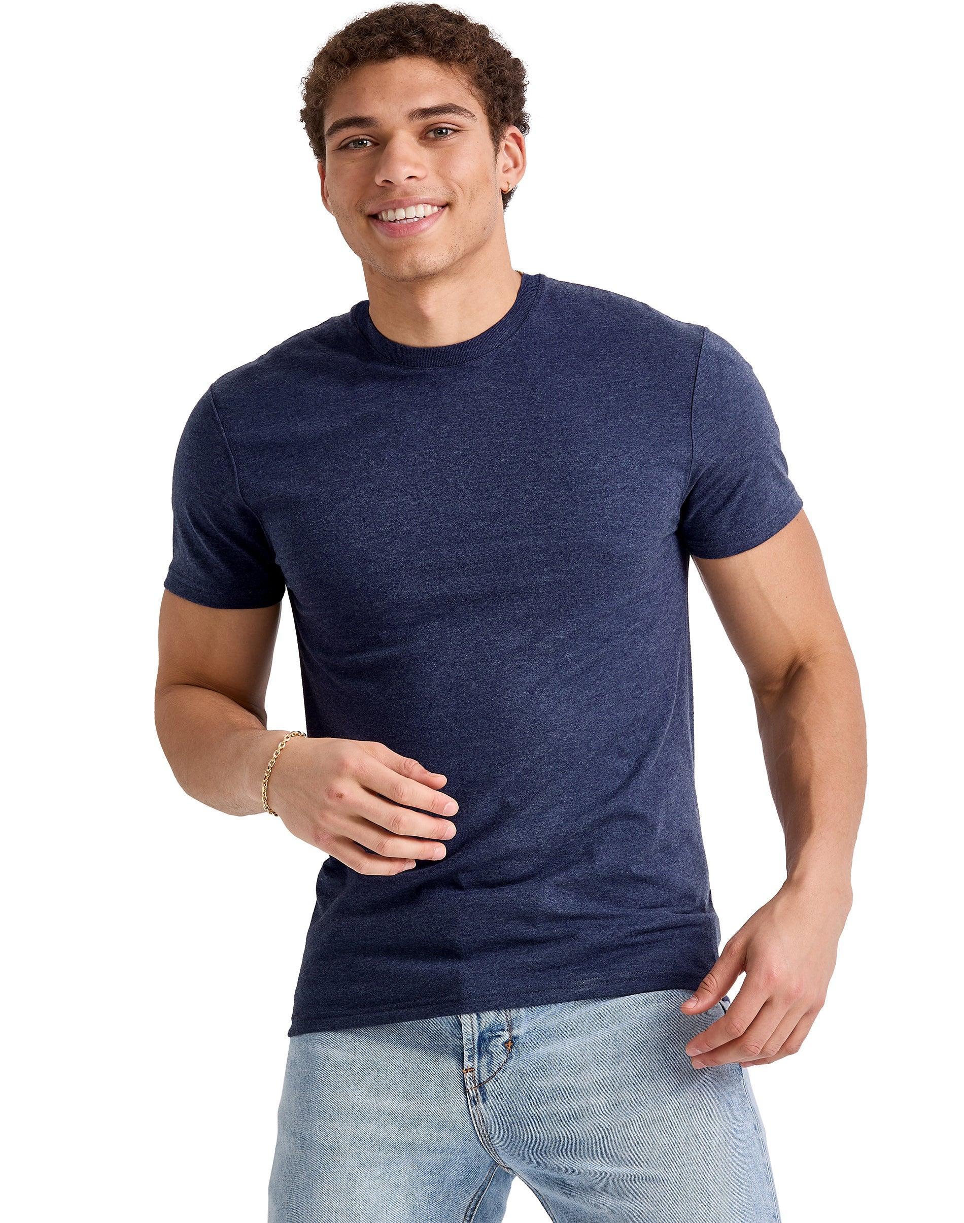 Hanes Originals Mens Tri-Blend T-Shirt Slate 2XL Product Image