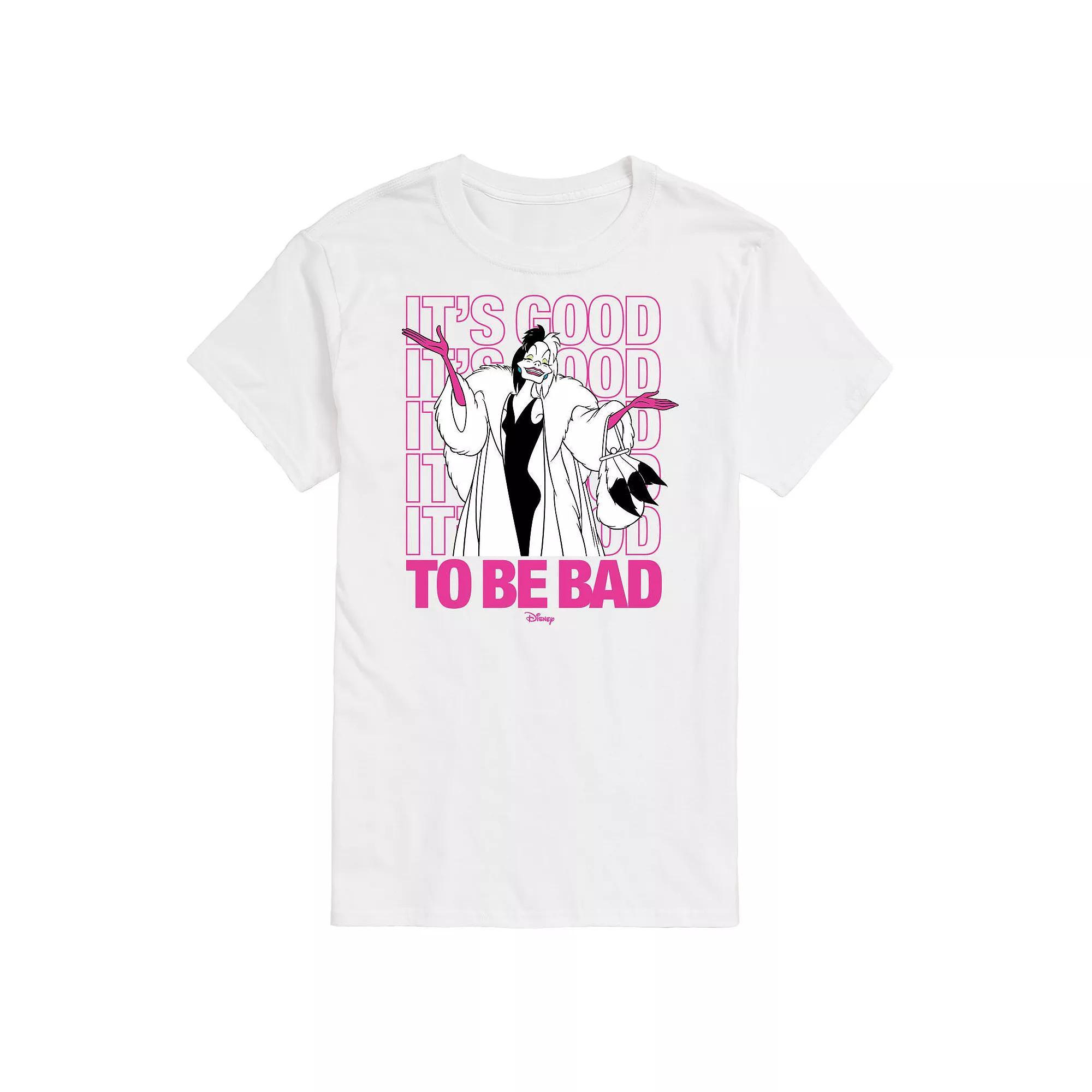 Disney's Villians Big & Tall Be Bad Graphic Tee, Men's,  Product Image