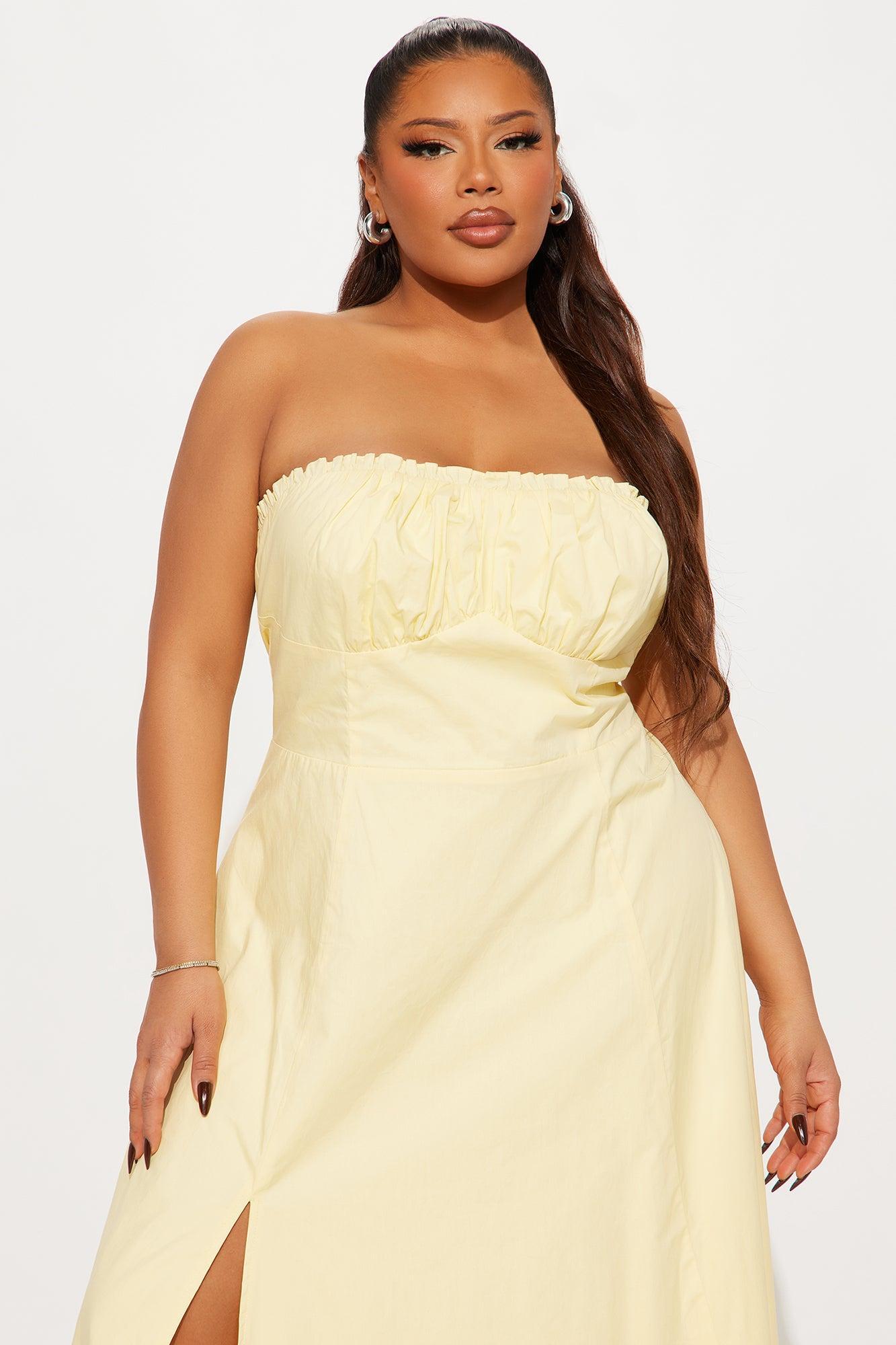 Lorena Maxi Dress - Yellow Product Image