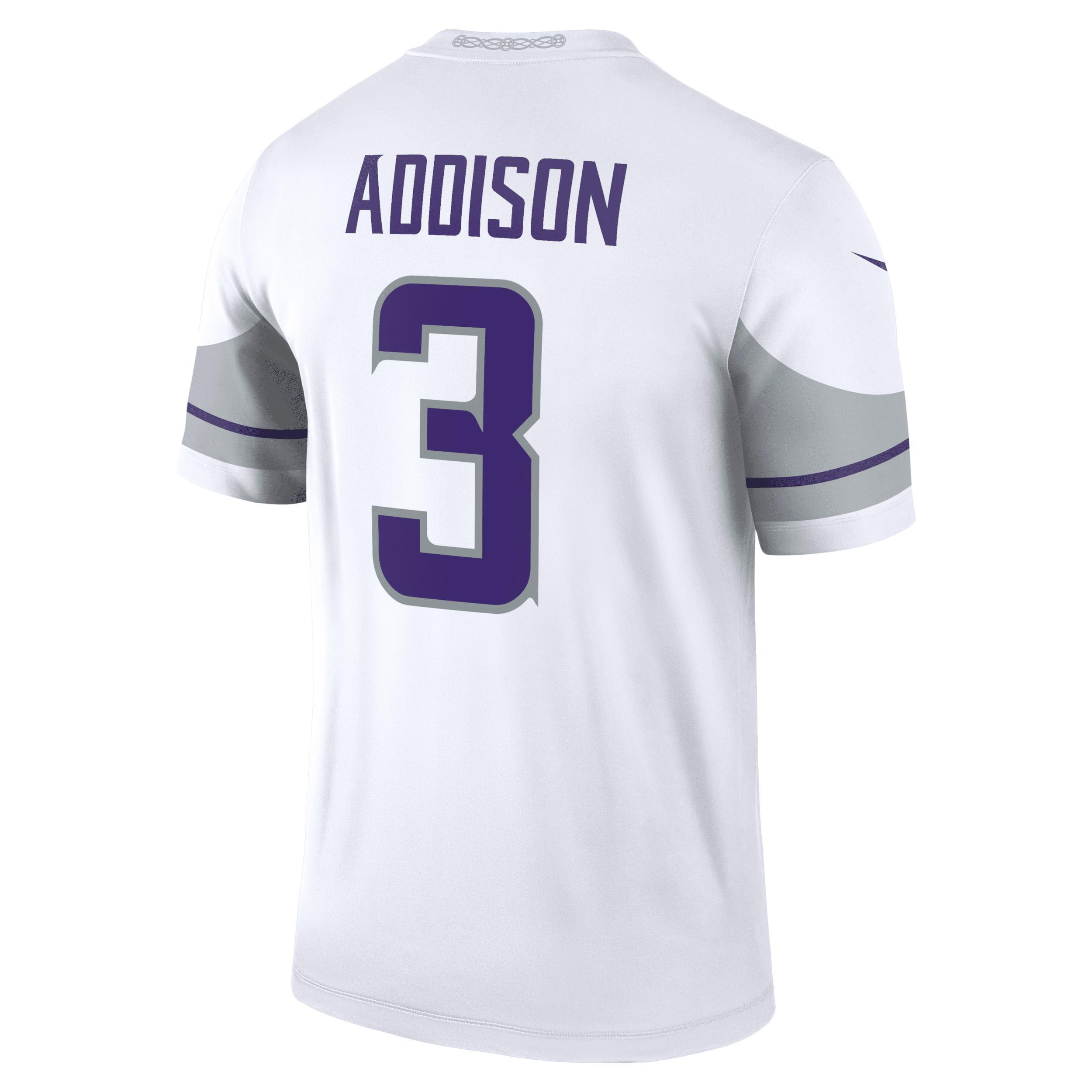 Jordan Addison Minnesota Vikings Nike Mens Dri-FIT NFL Legend Jersey | 94NM0BAZ9MF-01A Product Image