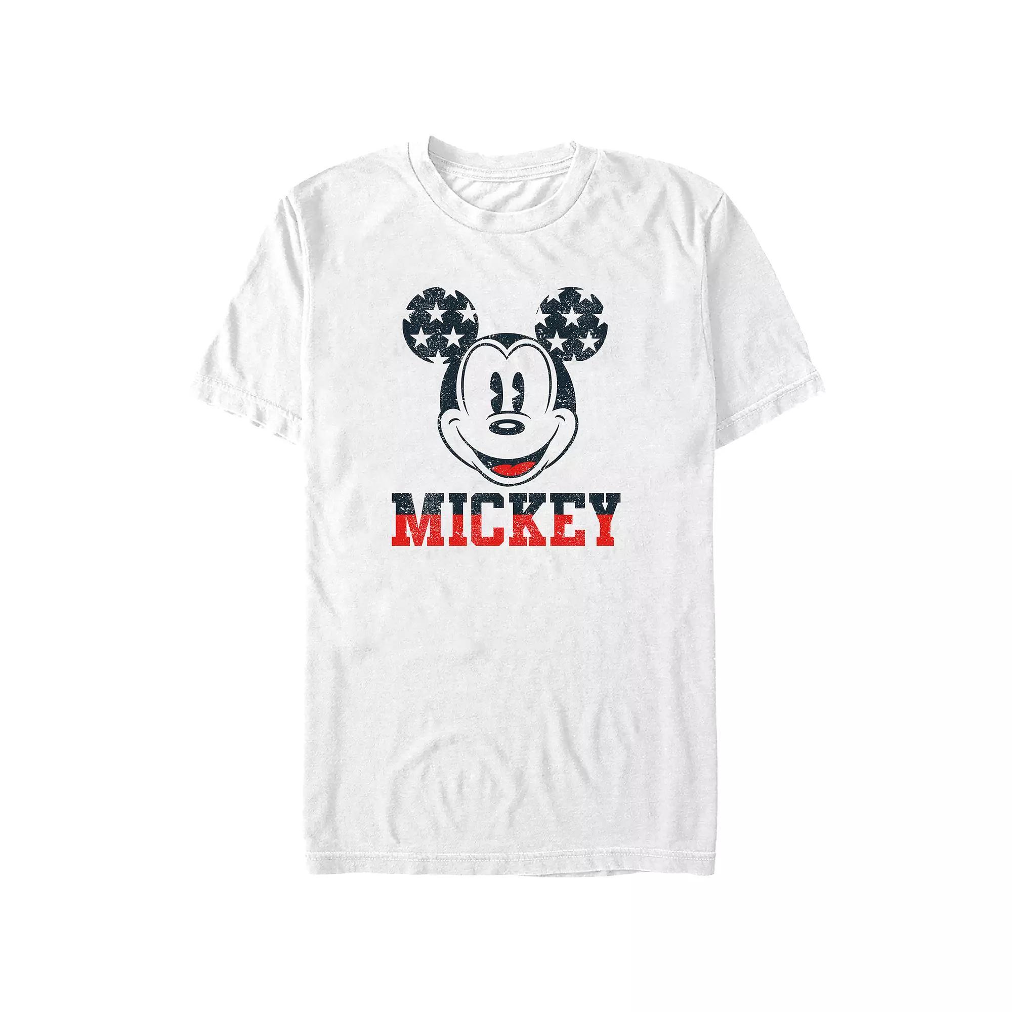 Disney's Mickey Mouse Americana Style Big & Tall Graphic Tee, Men's,  Product Image