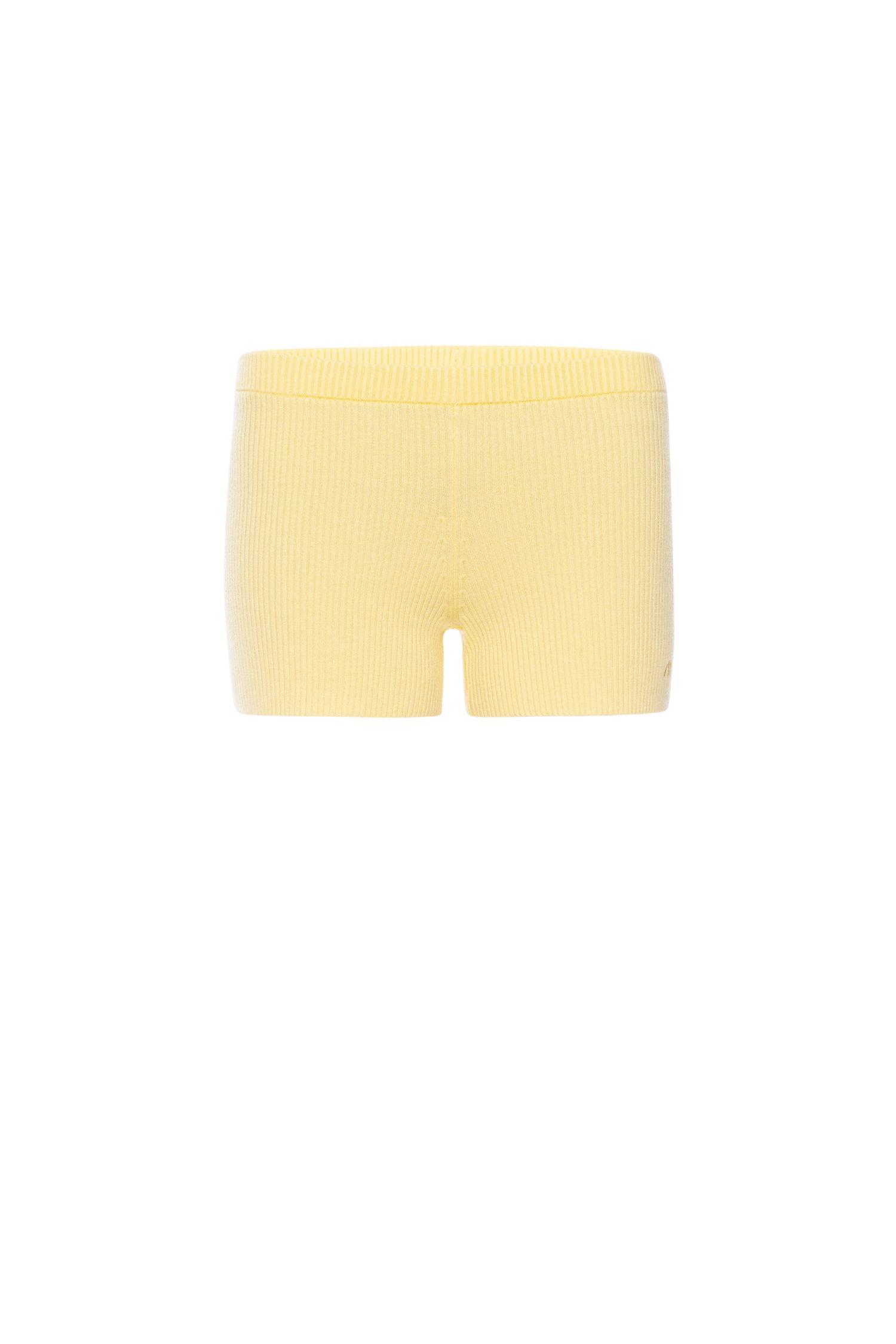 KNIT BOOTY SHORT - BUTTER Product Image