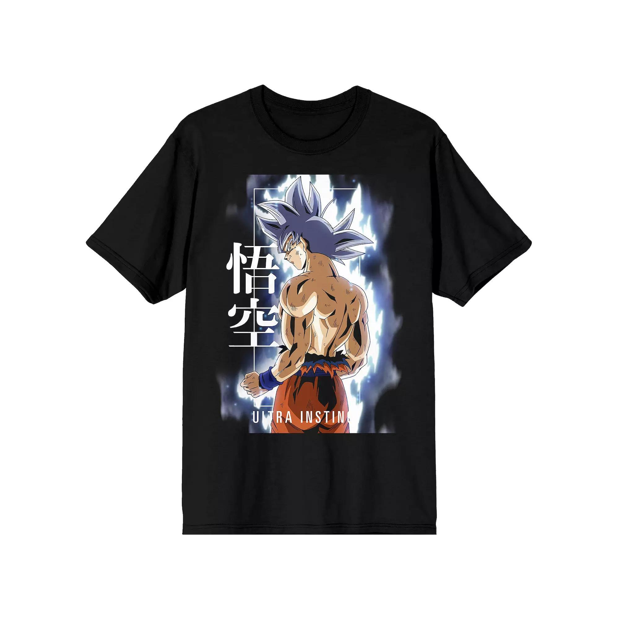 Men's Dragonball Ball Z Instinct Tee, Size: Large, Black Product Image