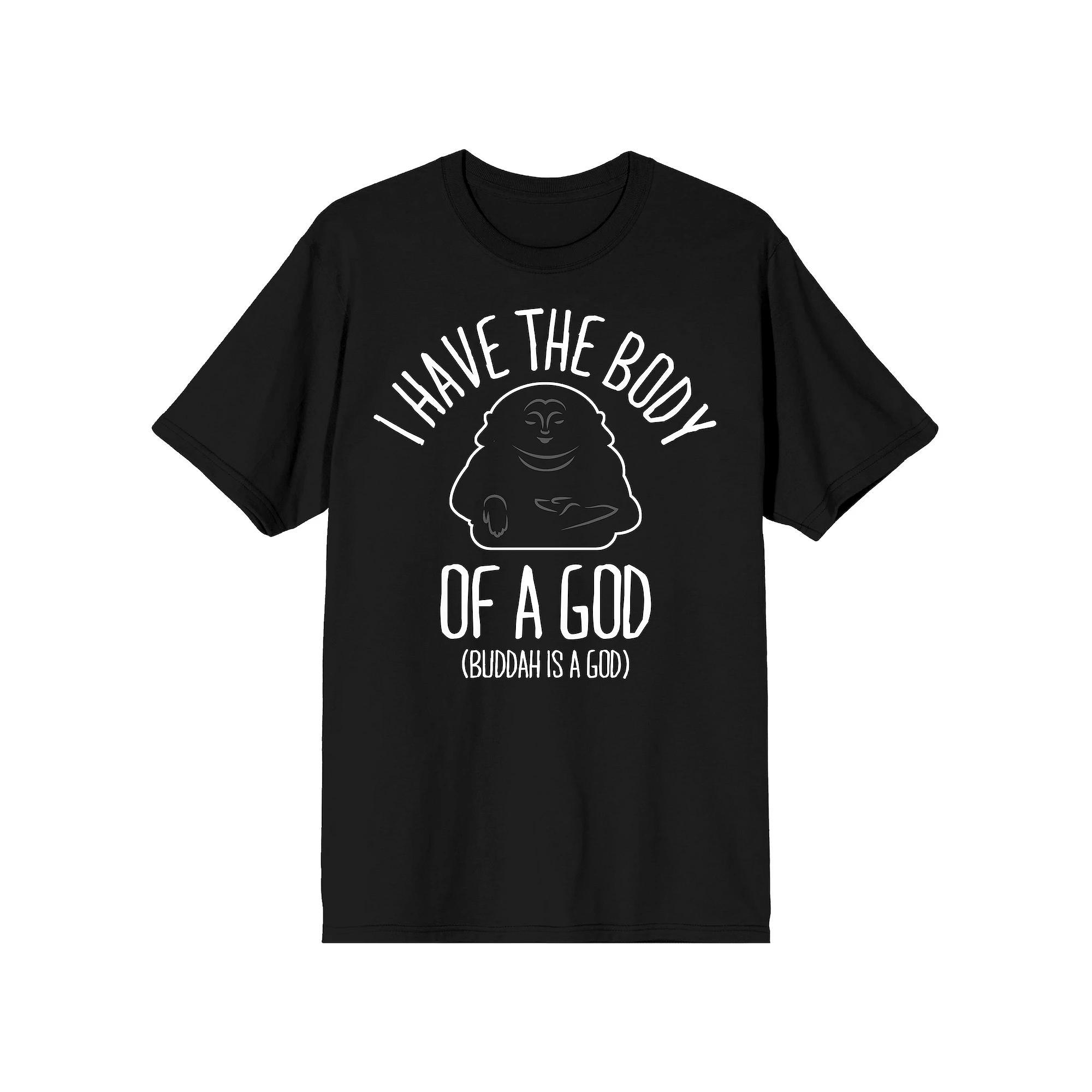 Men's I Have The Body Of A God, Buddha Is A God Graphic Tee,  Product Image