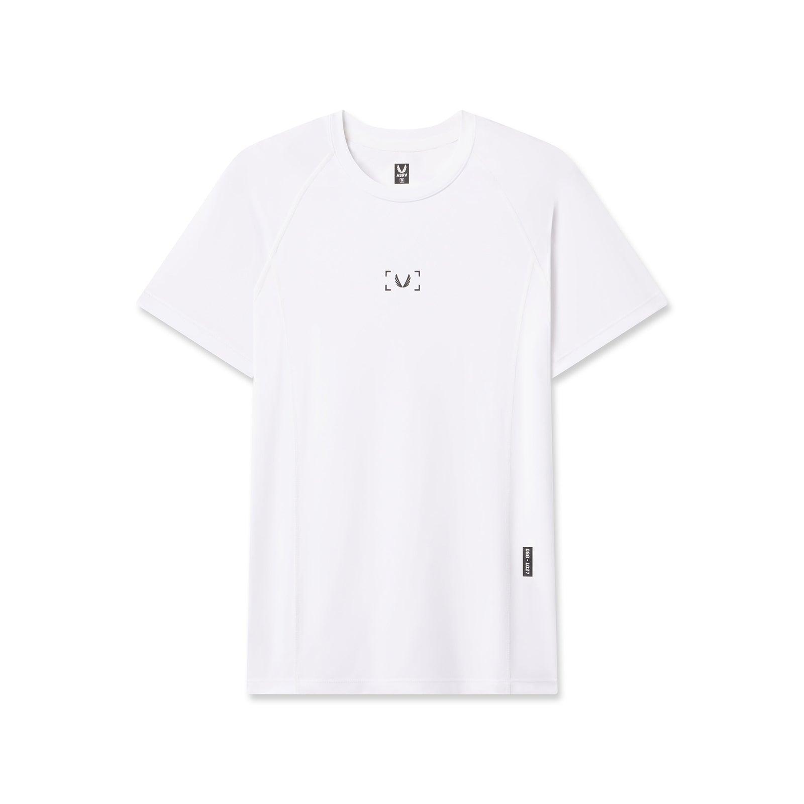 1027. WarpFlexx-Lite® Half-Sleeve Baselayer - White Product Image