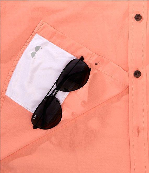 Roundtree & Yorke Performance Charter Vented Short Sleeve Solid Sport Shirt Product Image