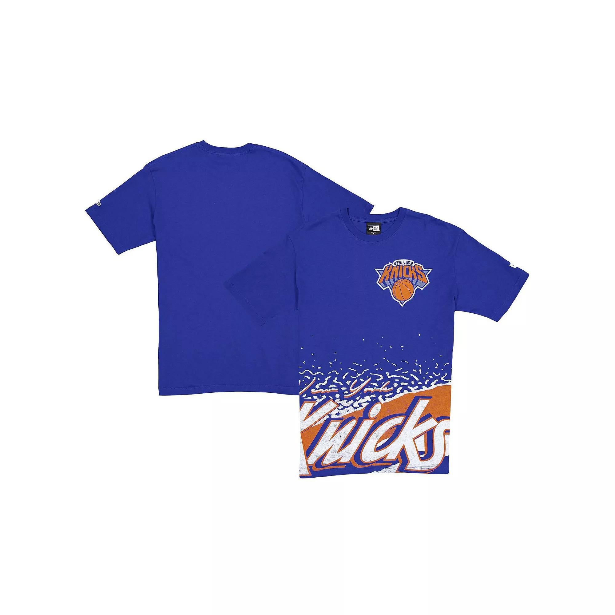 Men's New Era Blue New York Knicks Sport Classic T-Shirt,  Product Image