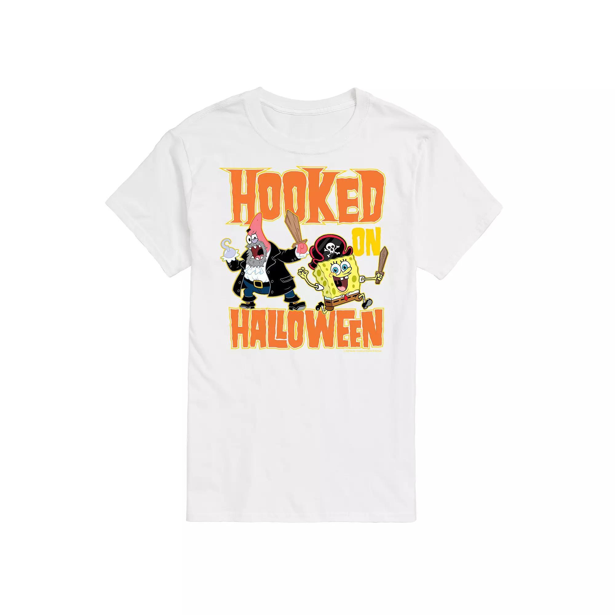 Big & Tall Spongebob Hooked On Halloween Graphic Tee, Men's, Size: 6XB, White Product Image