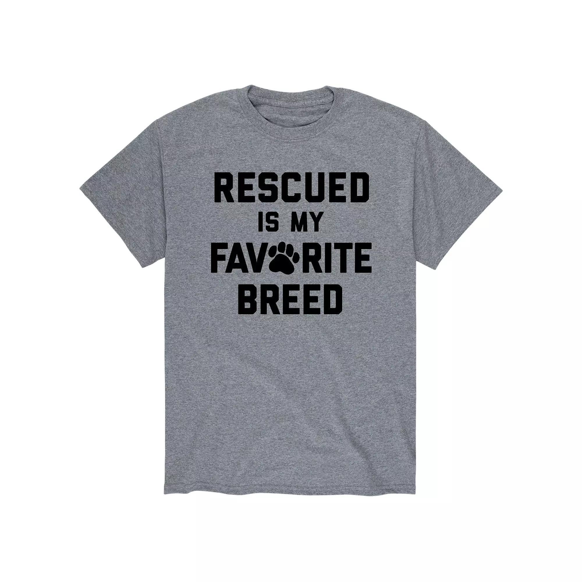 Men's Rescued Favorite Breed Tee,  Product Image