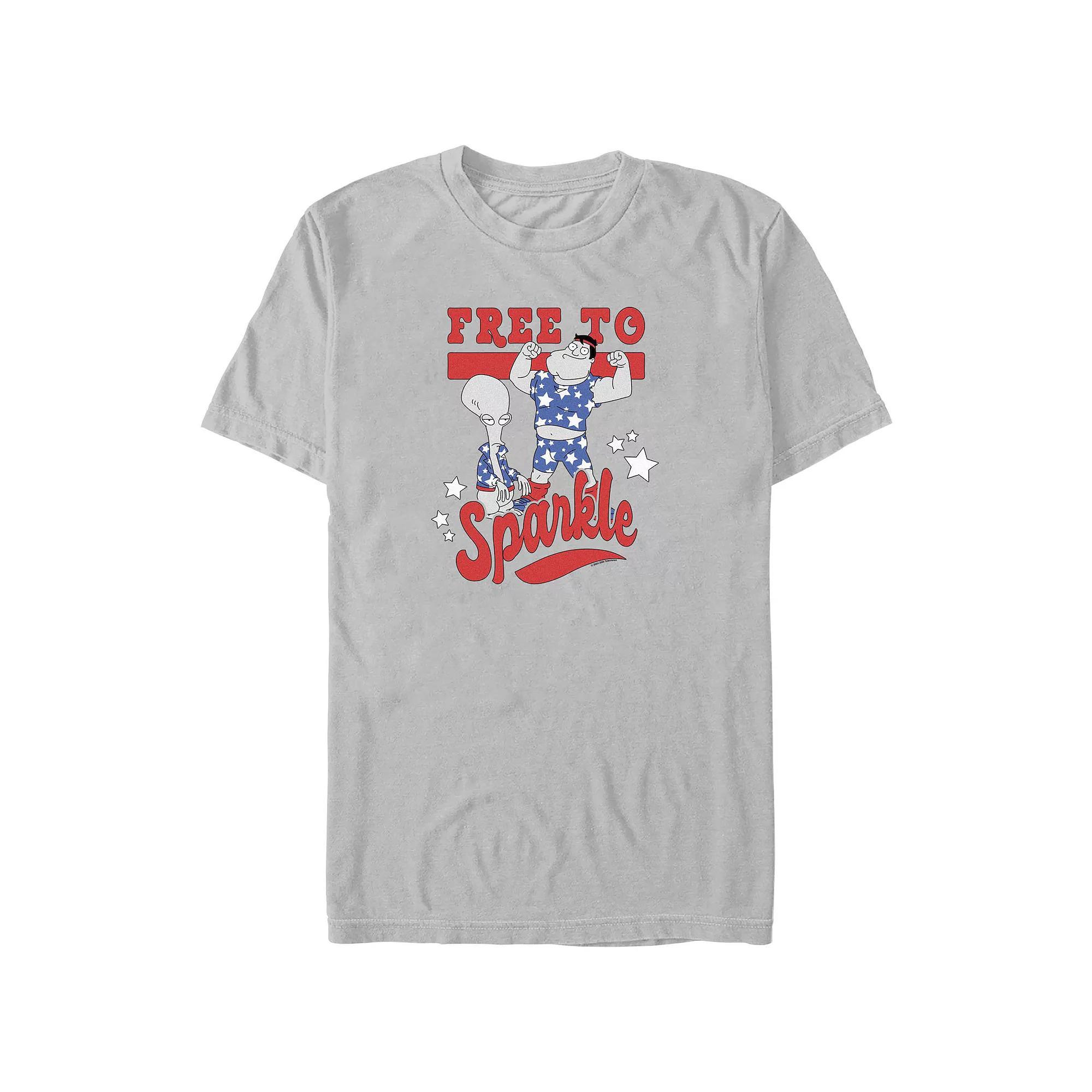 Men's American Dad Free To Sparkle Graphic Tee,  Product Image
