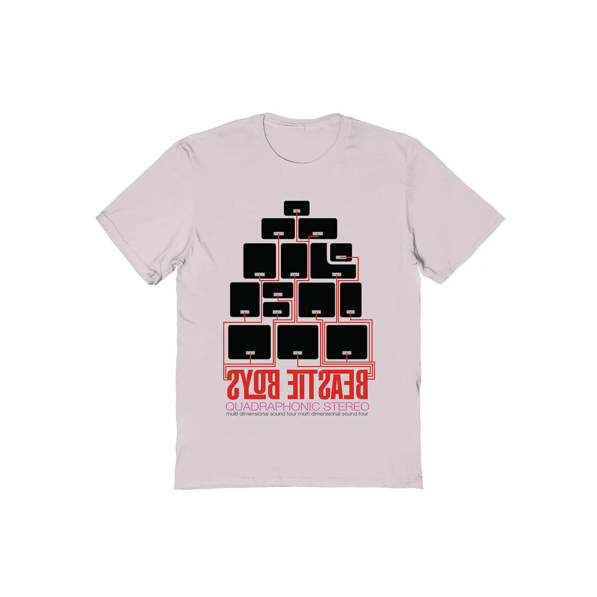 Men's Beastie Boys Quadraphonic Graphic Tee, Size: Large, Ice Gray Product Image