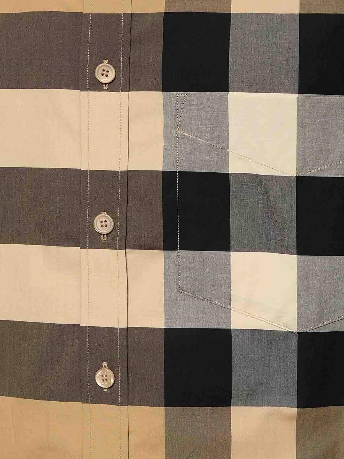checkered cotton shirt Product Image