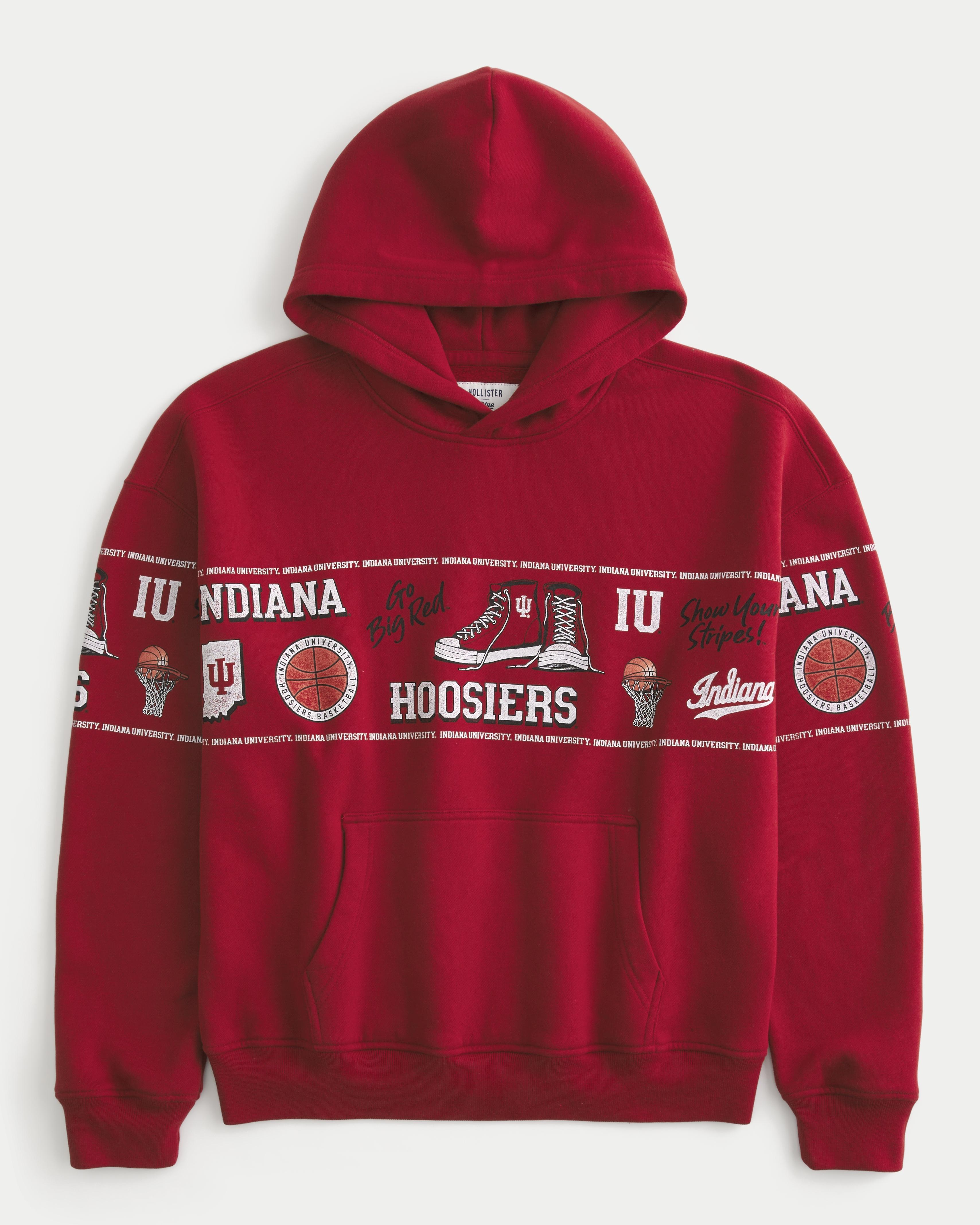 Boxy Ohio State Buckeyes Graphic Hoodie Product Image