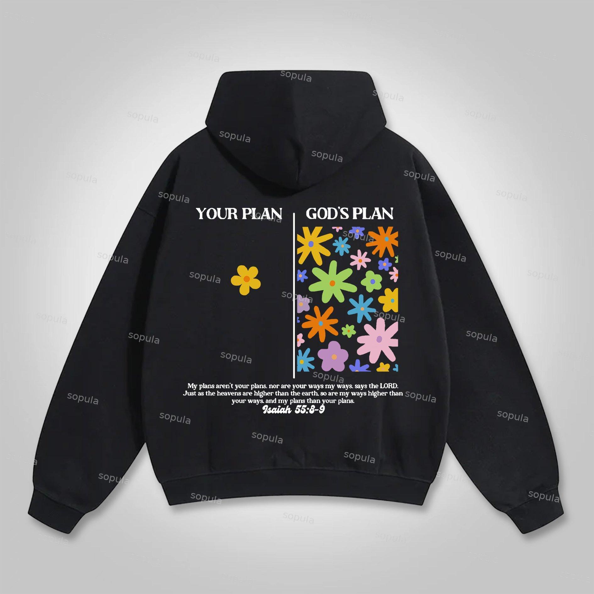 Sopula Bible Jesus God Loves The World Graphic Hoodie Product Image