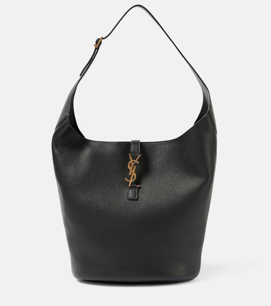 SAINT LAURENT Le 5 A 7 Hobo Bag In Nero Product Image