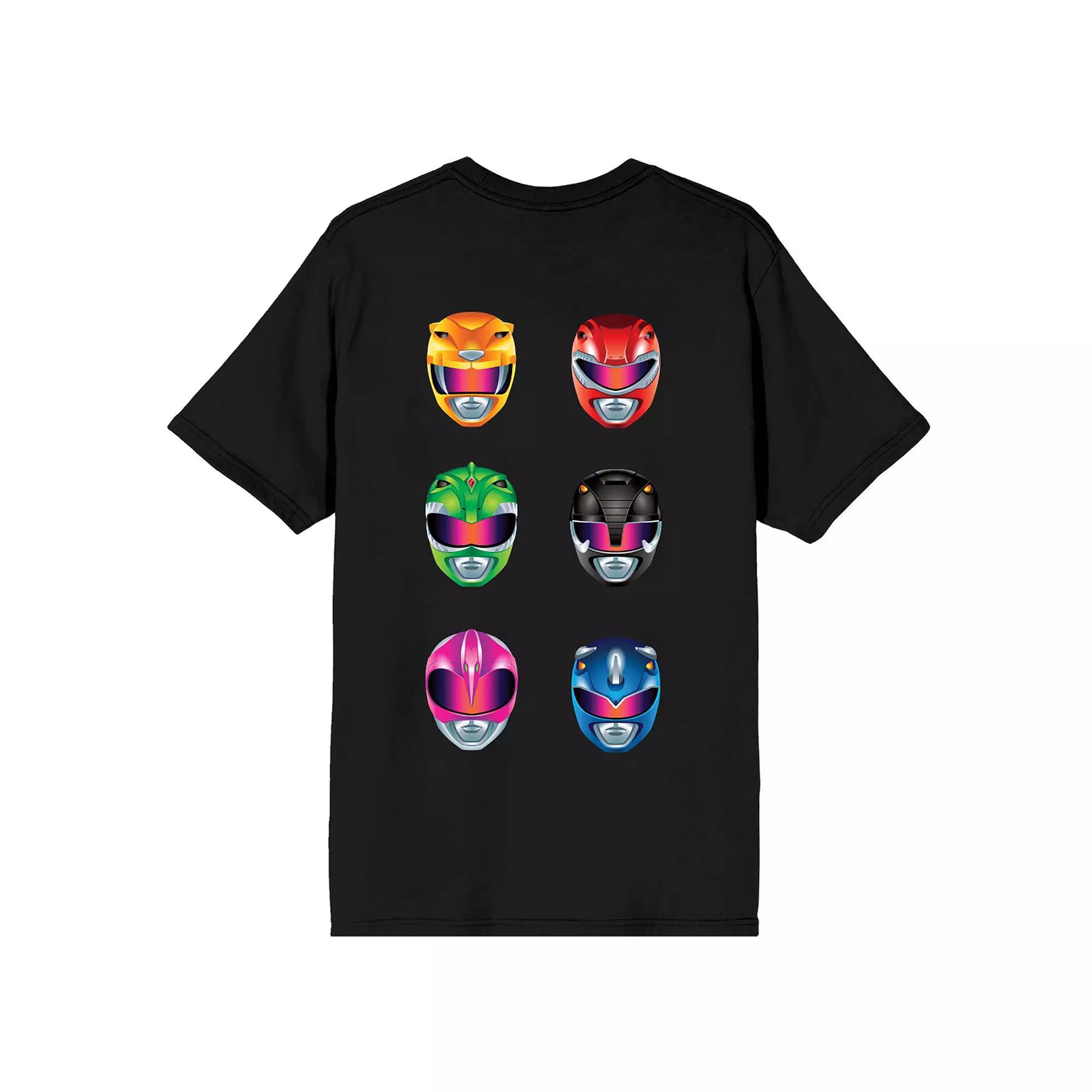 Men's Power Rangers Helmets Graphic Tee,  Product Image