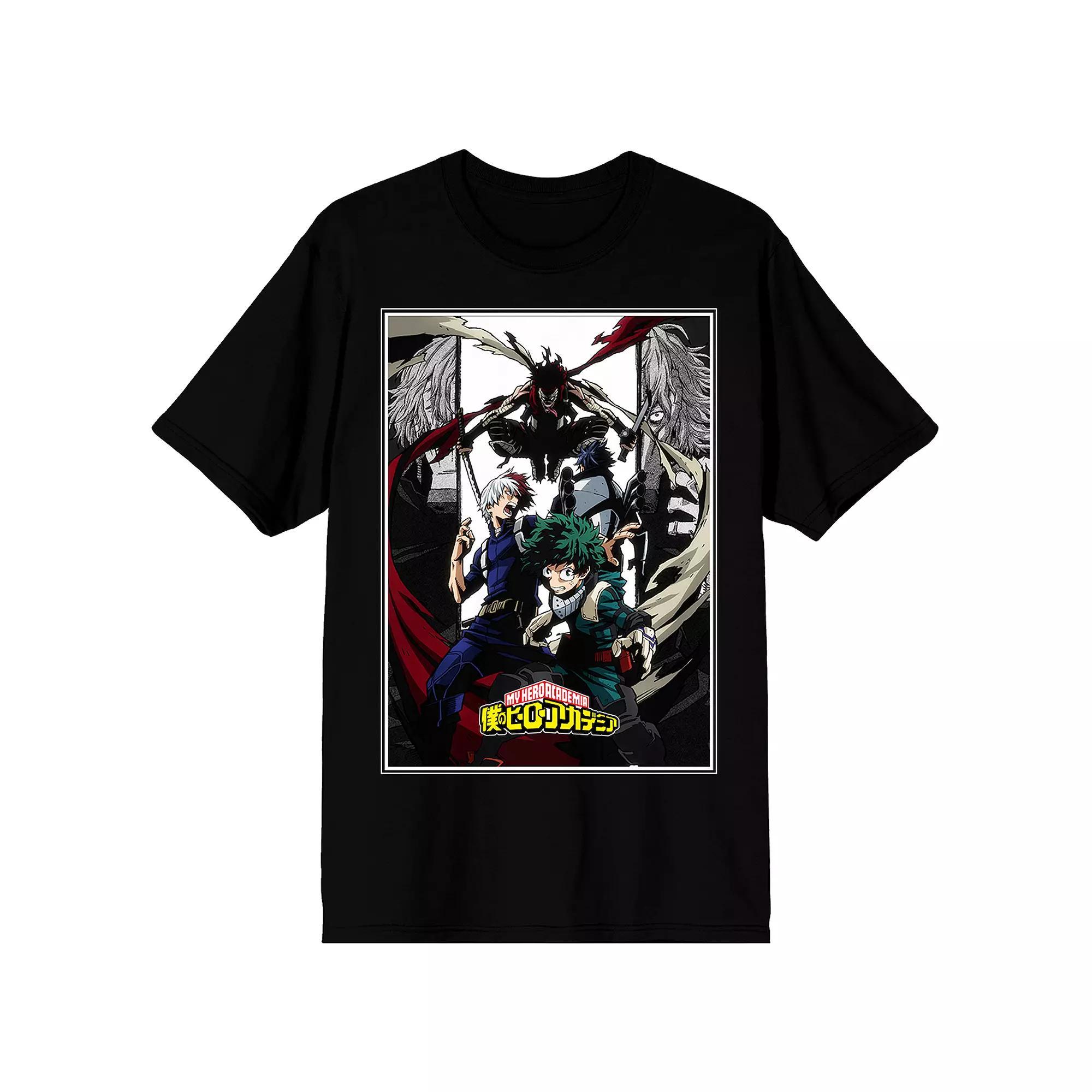 Men's My Hero Academia Todoroki Graphic Tee, Size: Large, Black Product Image