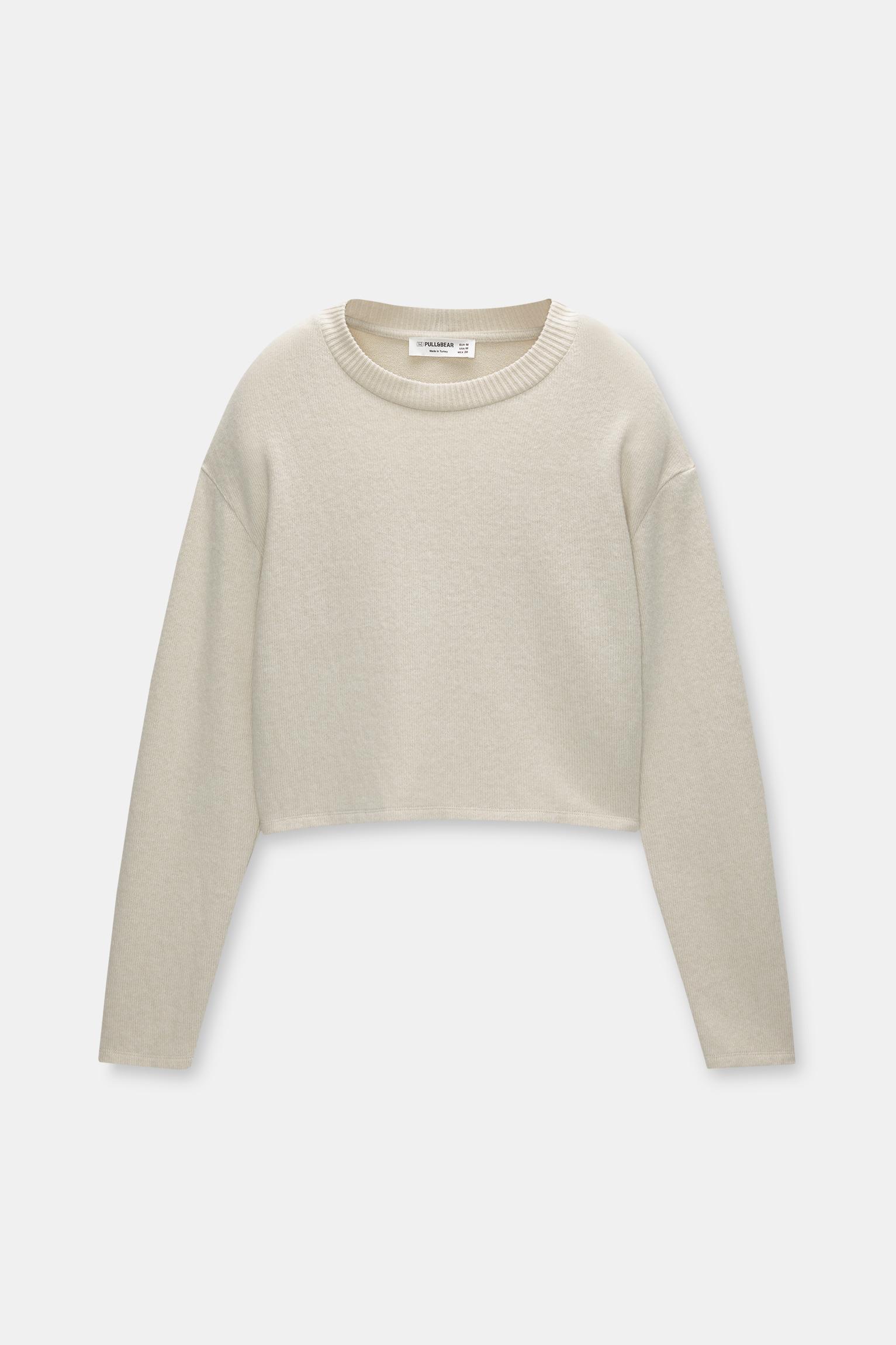 Soft touch cropped sweater Product Image