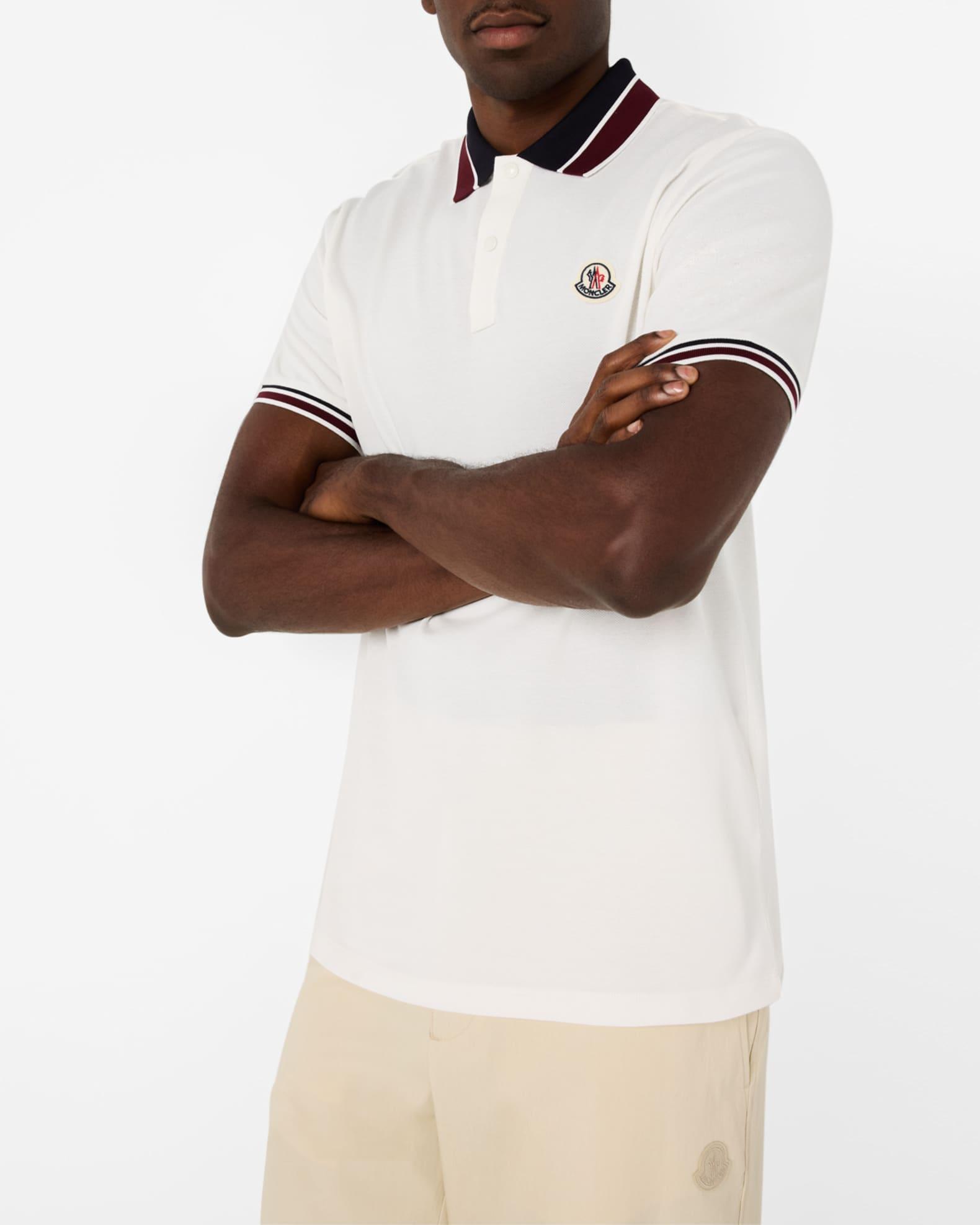 Men's Pique Stripe Polo Shirt Product Image