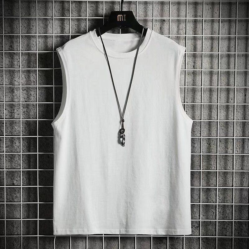 Round Neck Plain Tank Top Product Image