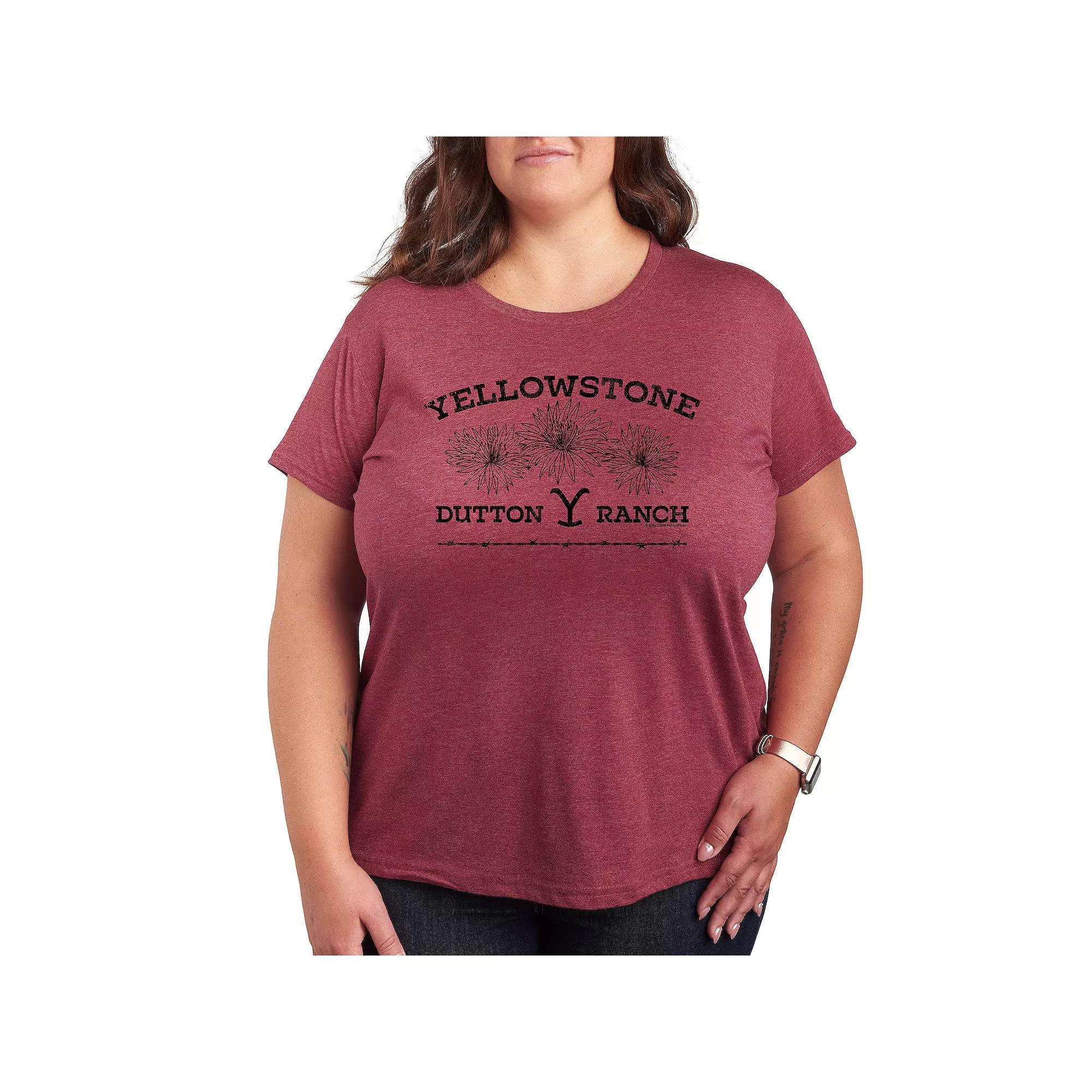 Plus Yellowstone Wildflowers Graphic Tee, Women's,  Product Image